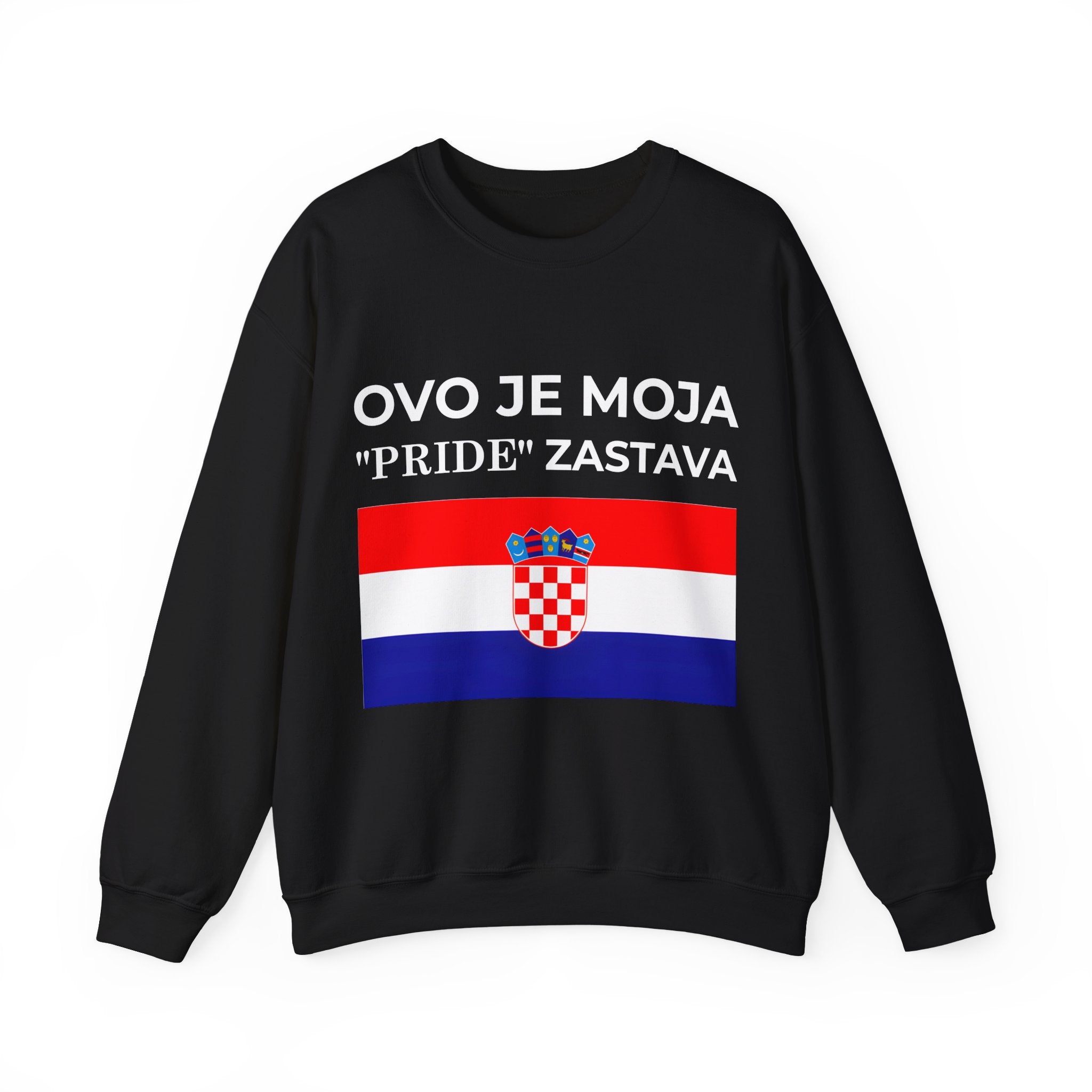 Croatian Pride Flag Sweatshirt, Unisex Crewneck, Croatian Pride Apparel, Celebrate Love, Gift for Allies - Mega Movement