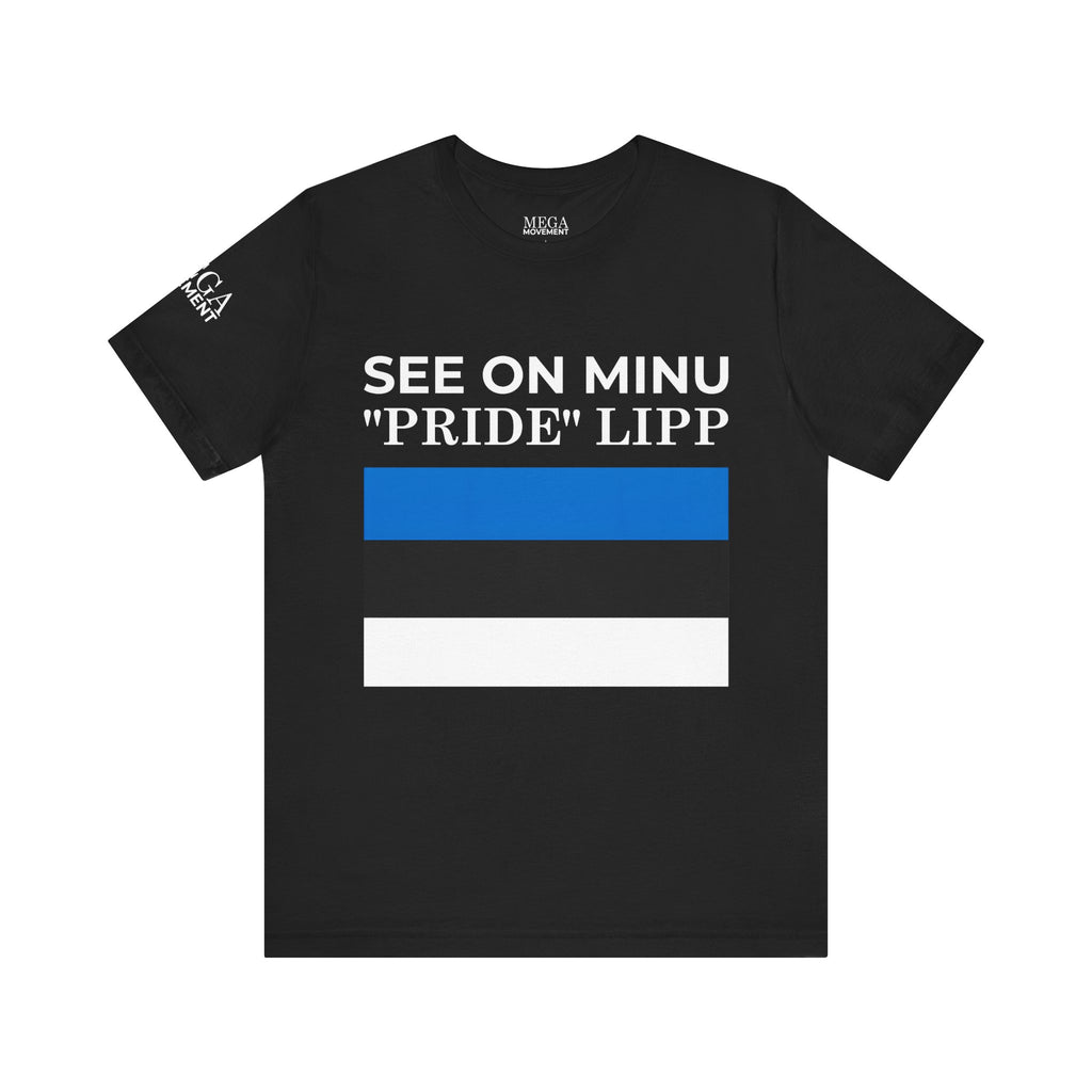 Estonian Flag Unisex Tee, Cool Casual Wear, Gift for Travelers, Estonia Pride Shirt, Independence Day Apparel, Summer Essential - Mega Movement