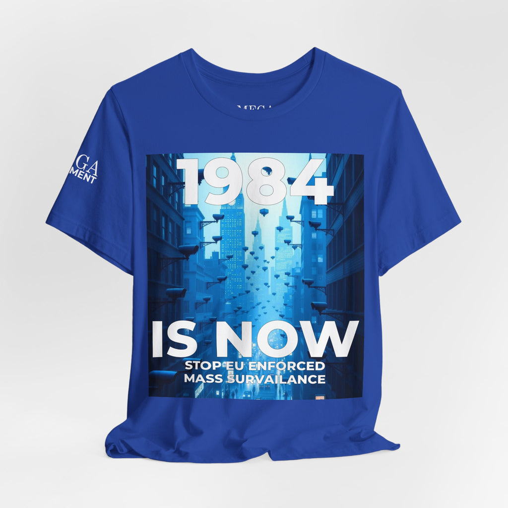 Dystopian Theme Shirt, Statement Tee, Gift for Activists, Casual Everyday Wear - Mega Movement