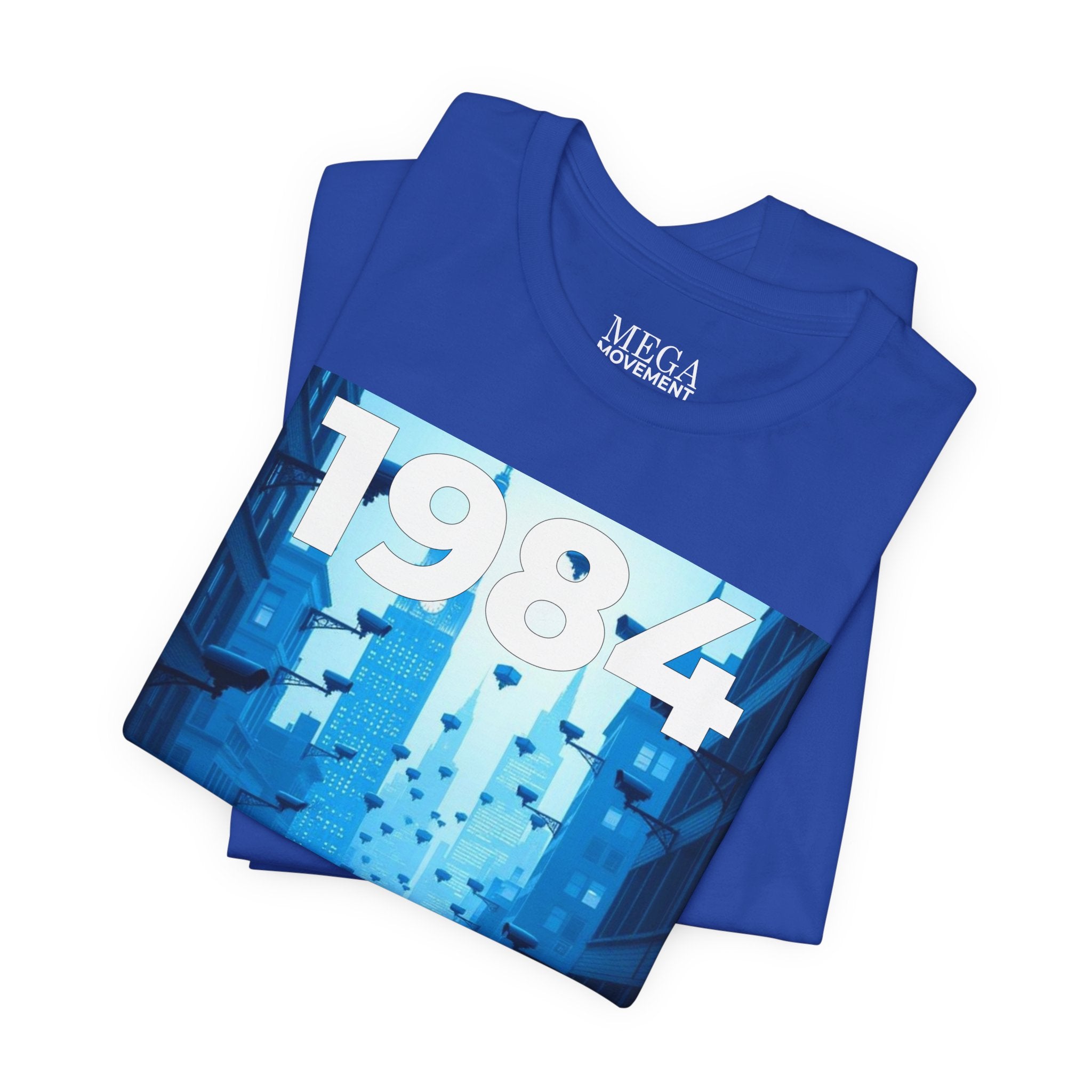 Dystopian Theme Shirt, Statement Tee, Gift for Activists, Casual Everyday Wear - Mega Movement