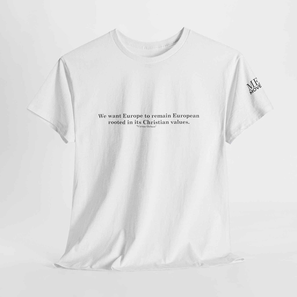White T-Shirt Blank Mockup Tee