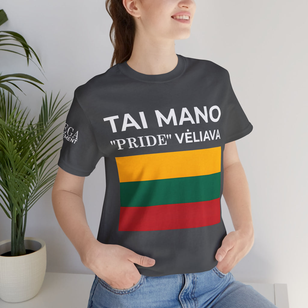Lithuanian Pride Graphic Tee, Unisex Jersey Shirt, Patriot Apparel - Mega Movement