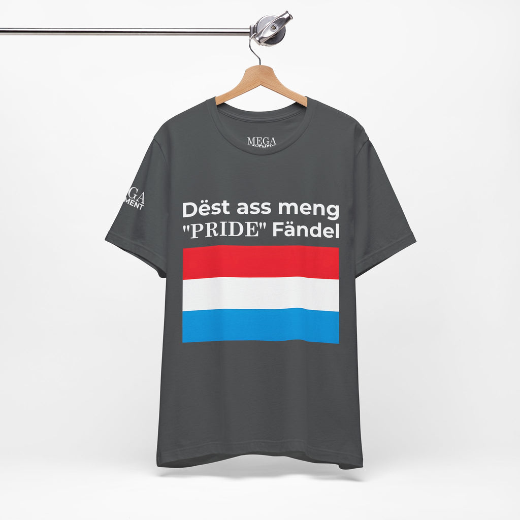 Luxembourg Pride Flag Unisex Tee, Patriotic Pride, Casual Wear, Unisex Shirt - Mega Movement