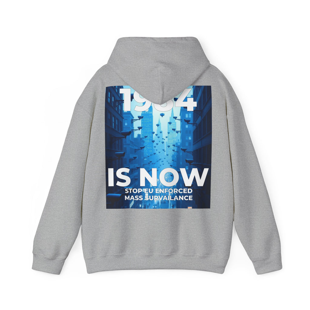 1984 IS NOW Unisex Heavy Blend™ Hooded Sweatshirt - Mega Movement