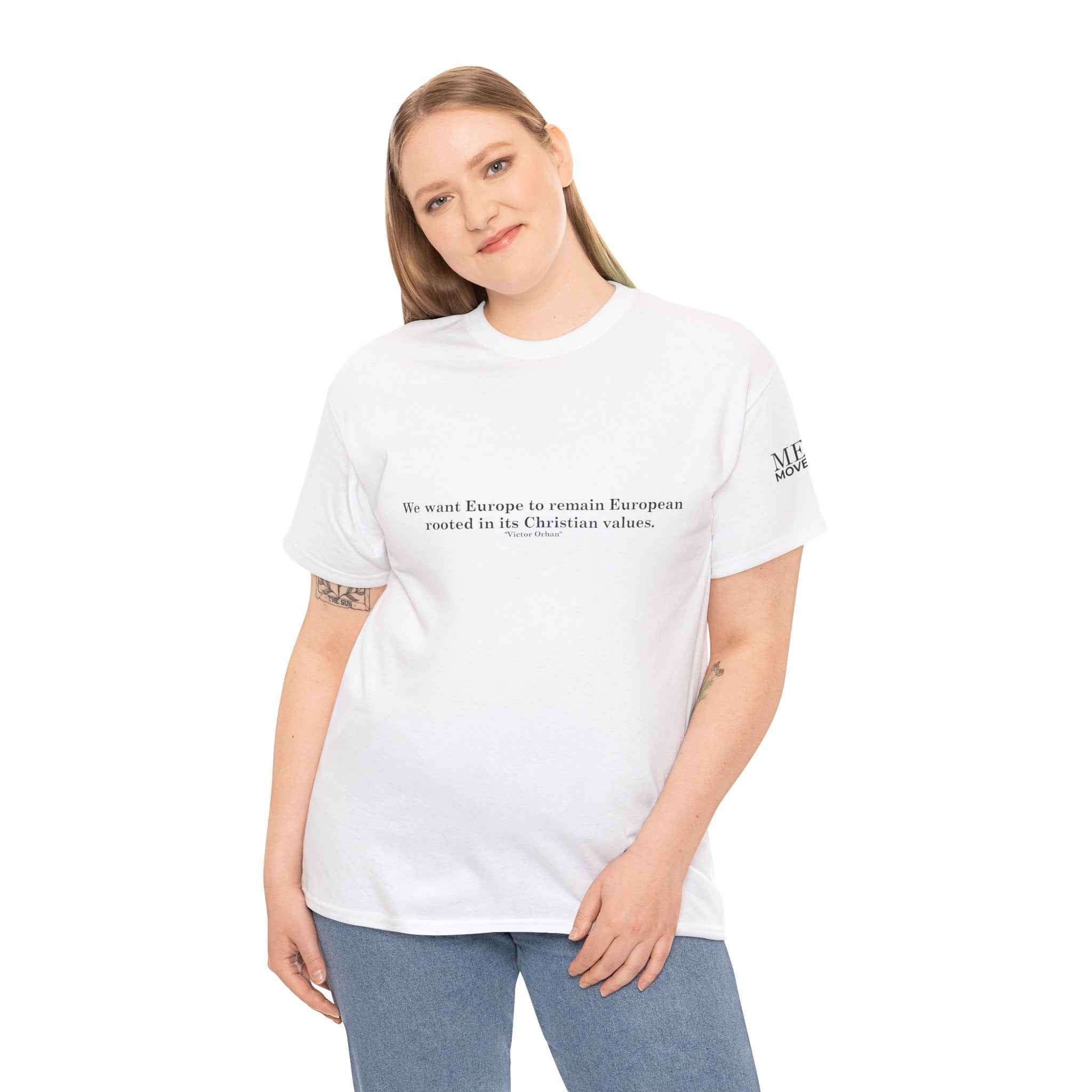 White T-Shirt Blank Mockup Tee
