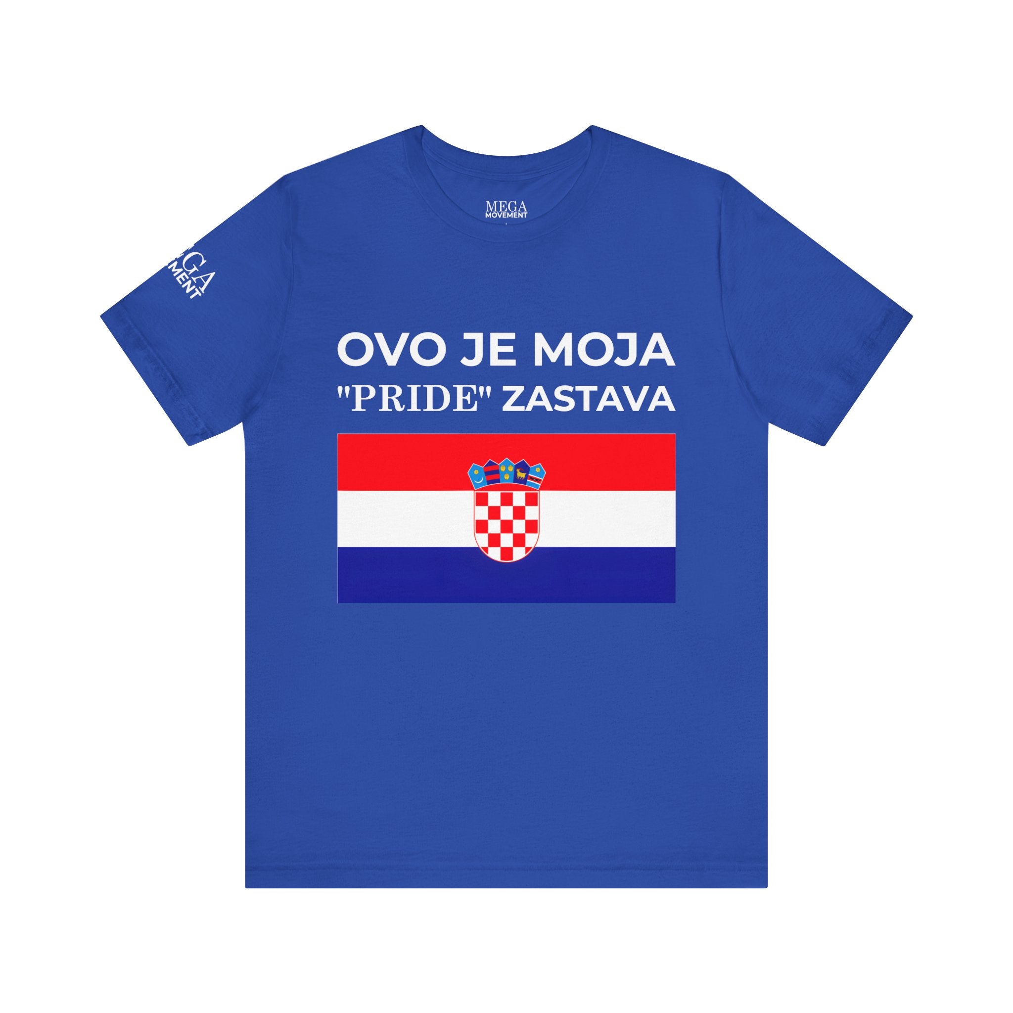 Croatia Pride Tee, Unisex Short Sleeve Shirt, Summer Festival Top, Gifts for Patriots - Mega Movement