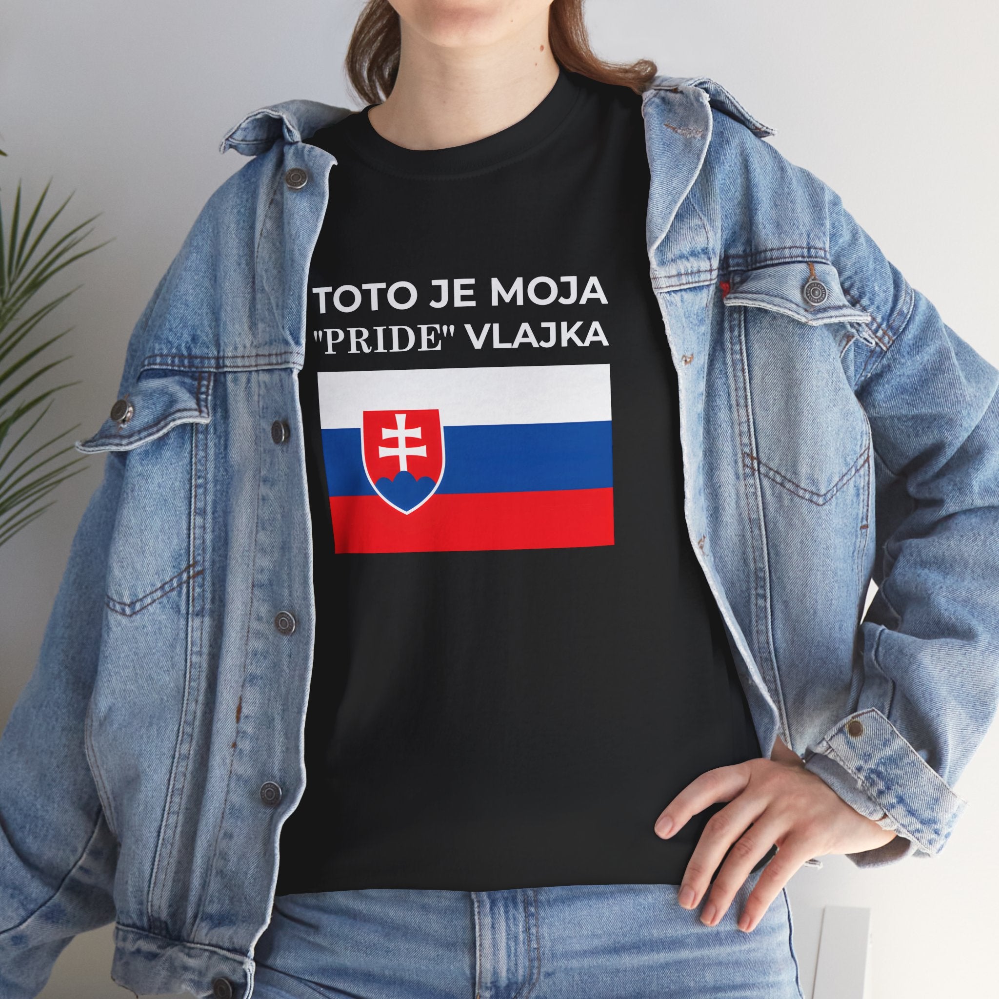 Slovak Flag Tee ( Small Print ) — "Toto je moja 'Pride' vlajka"