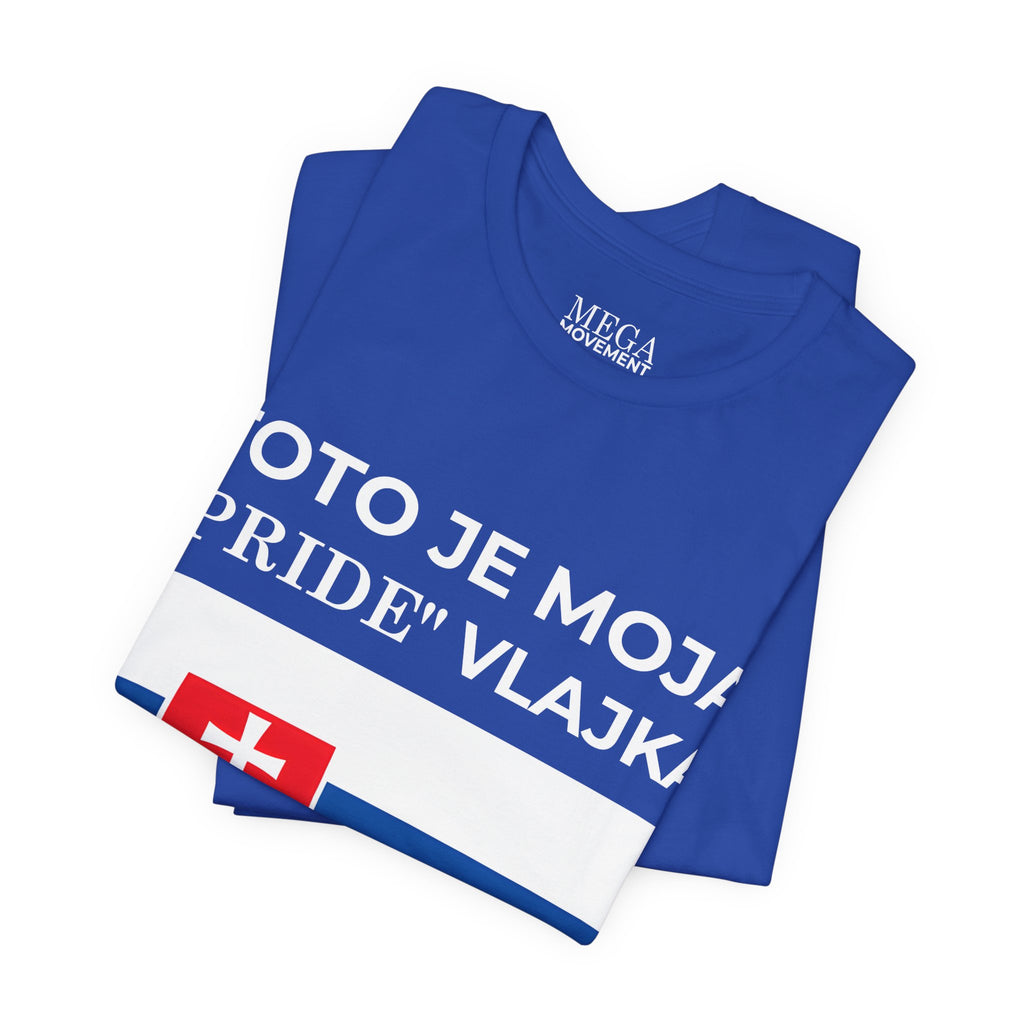 Slovakia Pride Flag Unisex Tee, Casual Wear, Festival Shirt, Summer Fashion, Everyday Comfort - Mega Movement
