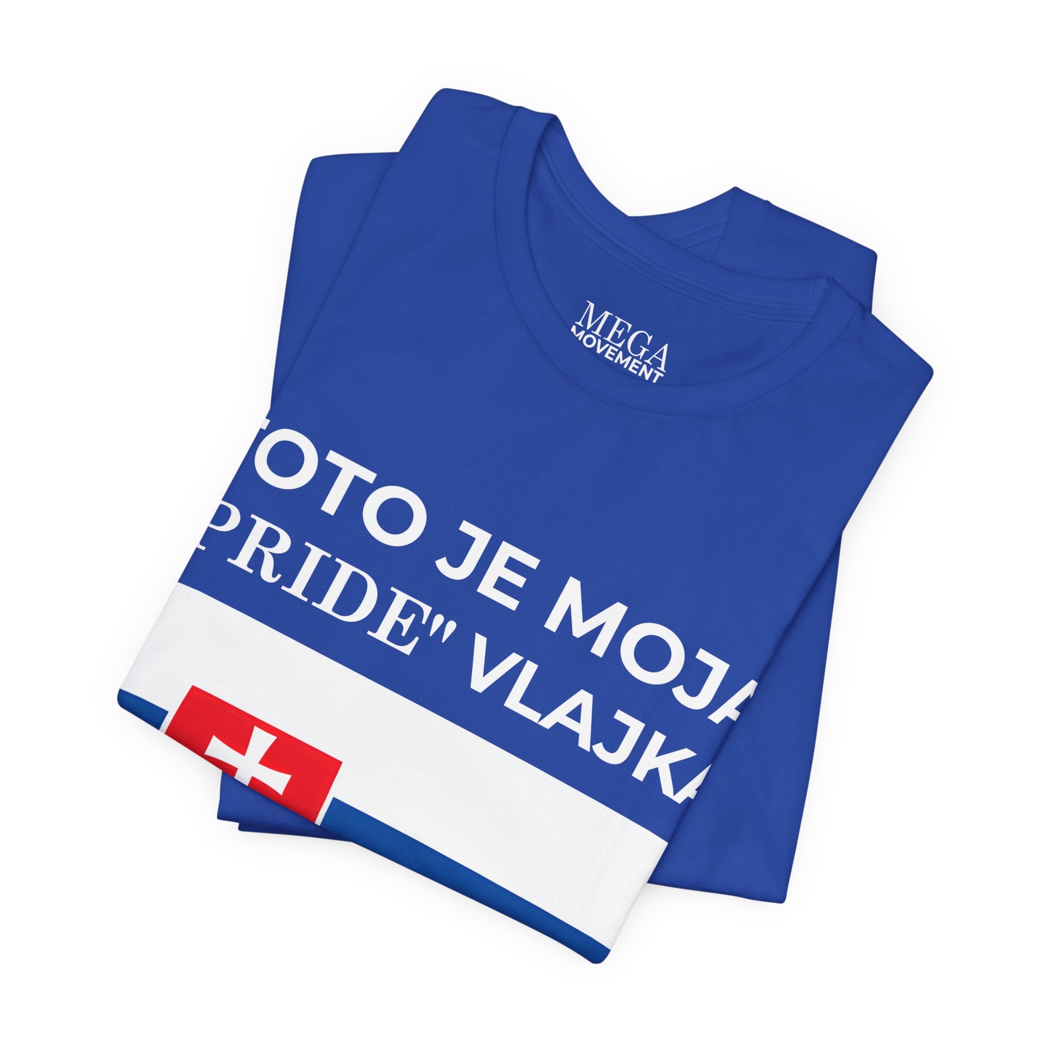 Slovakia Pride Flag Unisex Tee, Casual Wear, Festival Shirt, Summer Fashion, Everyday Comfort - Mega Movement