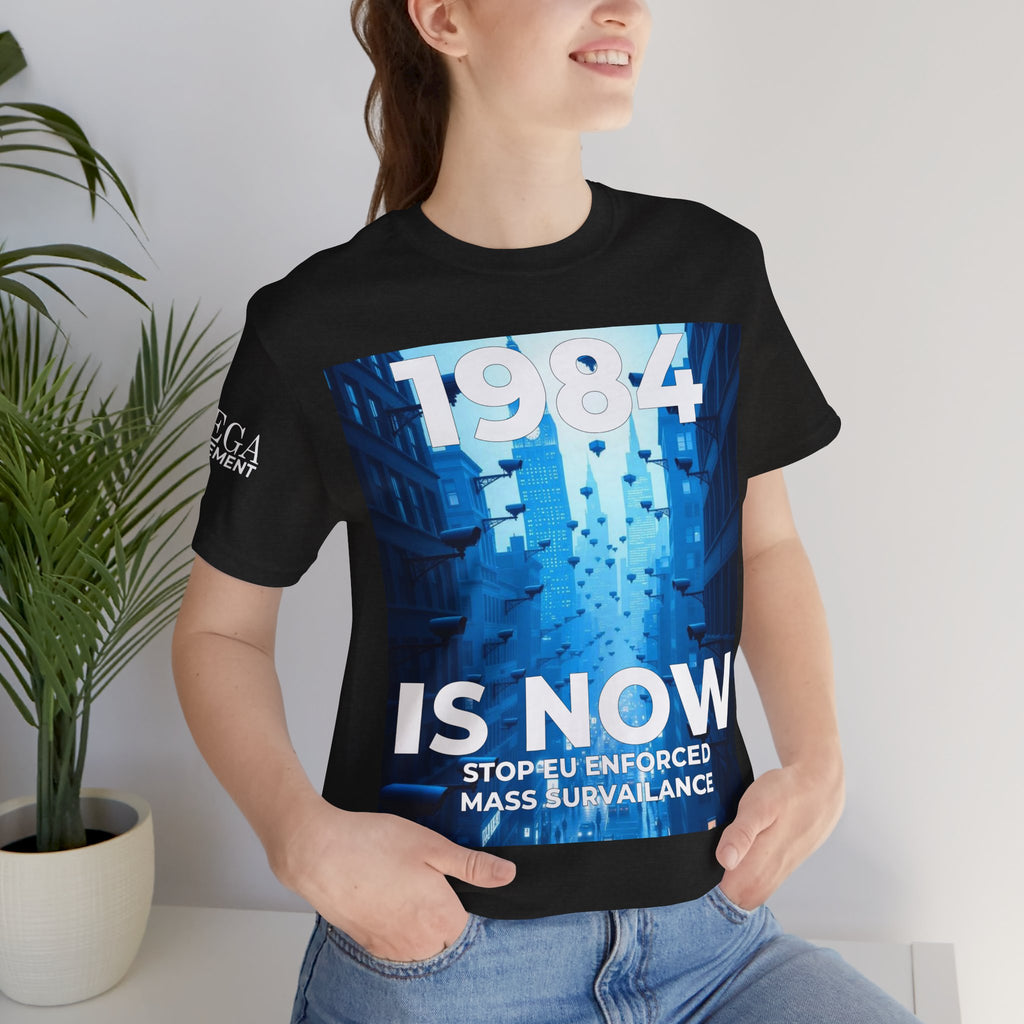Dystopian Theme Shirt, Statement Tee, Gift for Activists, Casual Everyday Wear - Mega Movement