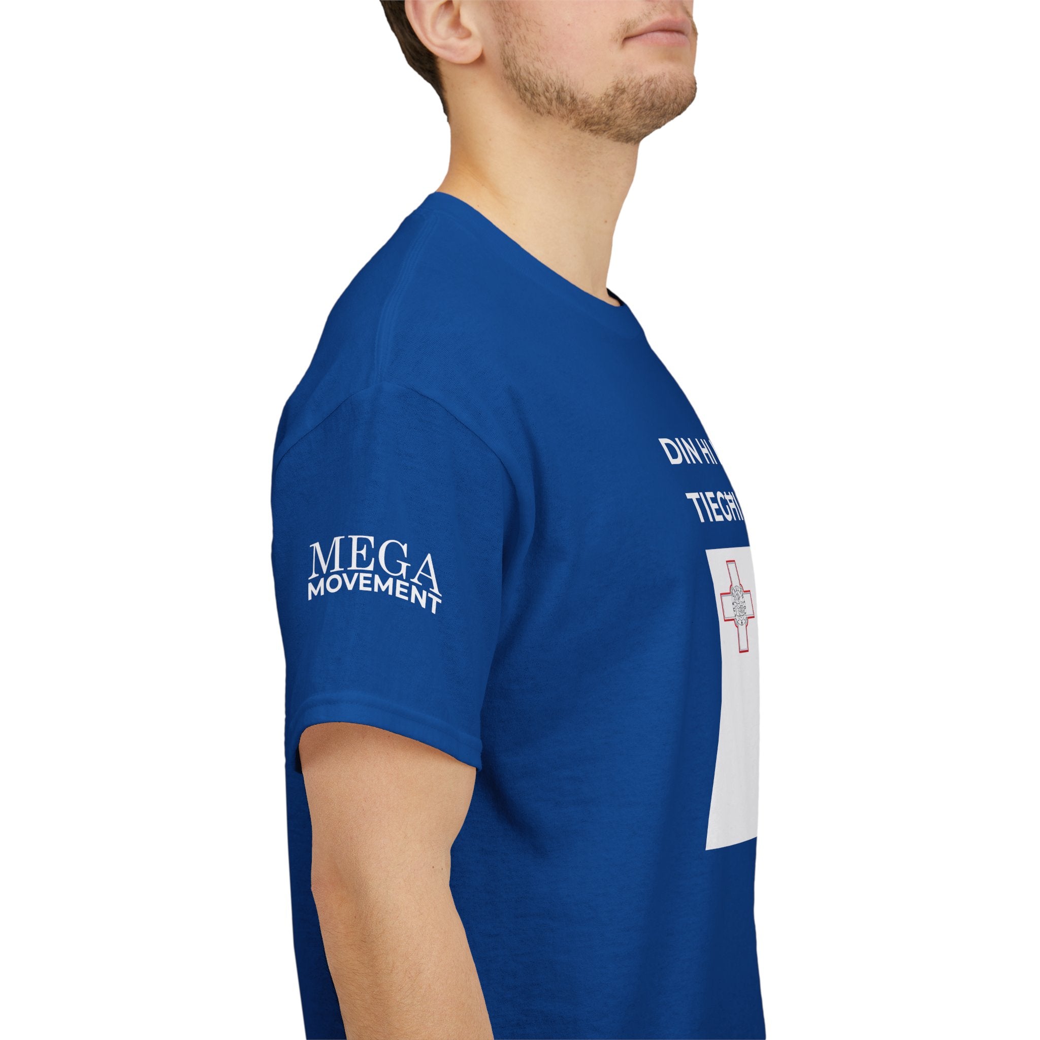 Malta Flag "Din Hi l-Bandiera Tieghi Tal 'Pride'" T-Shirt ( Small Print )