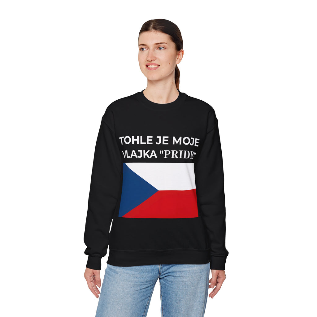 Czech Pride Crewneck Sweatshirt, Unisex Sweatshirt, Comfortable Casual Wear - Mega Movement