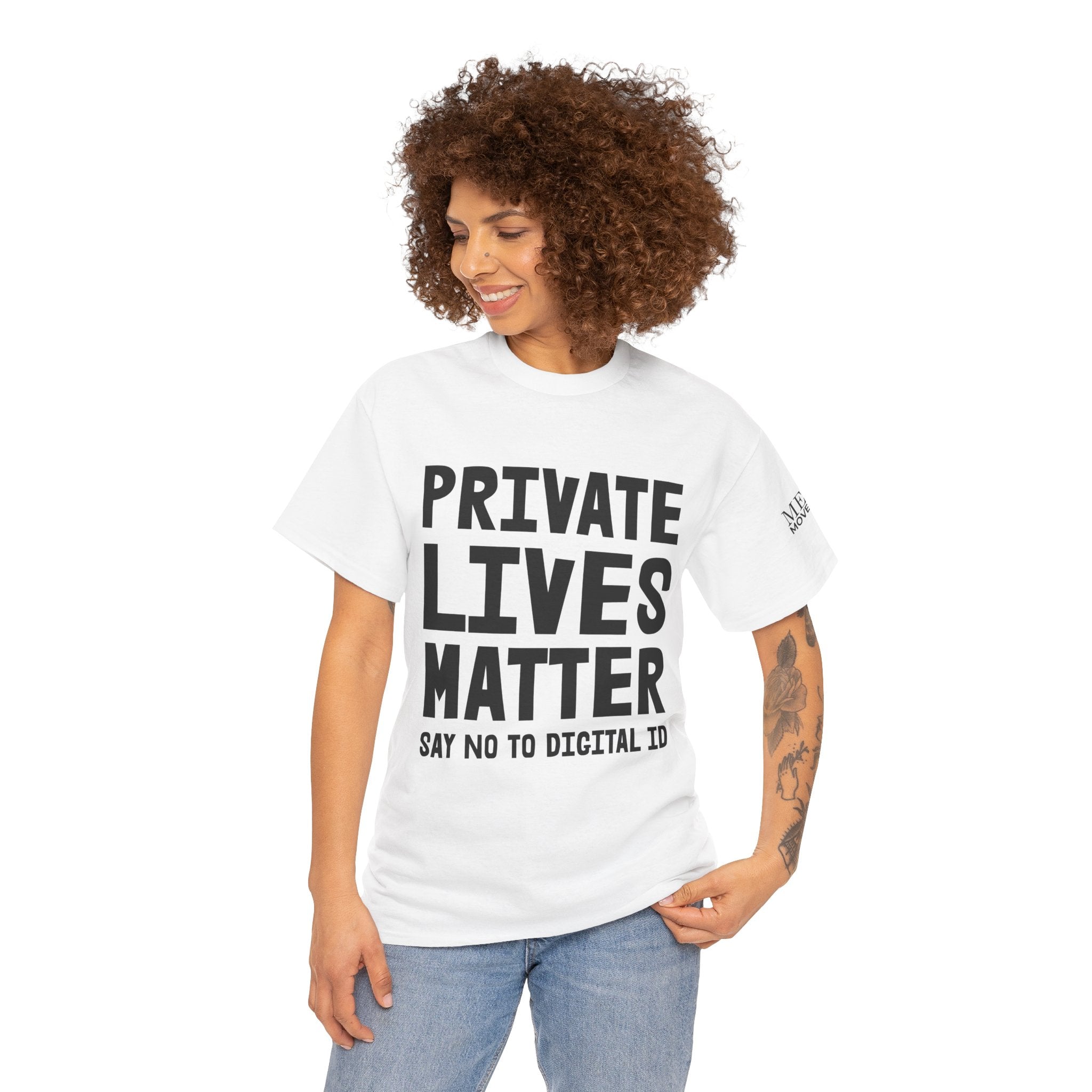 Private Lives Matter Anti-Digital ID Statement Shirt - Mega Movement