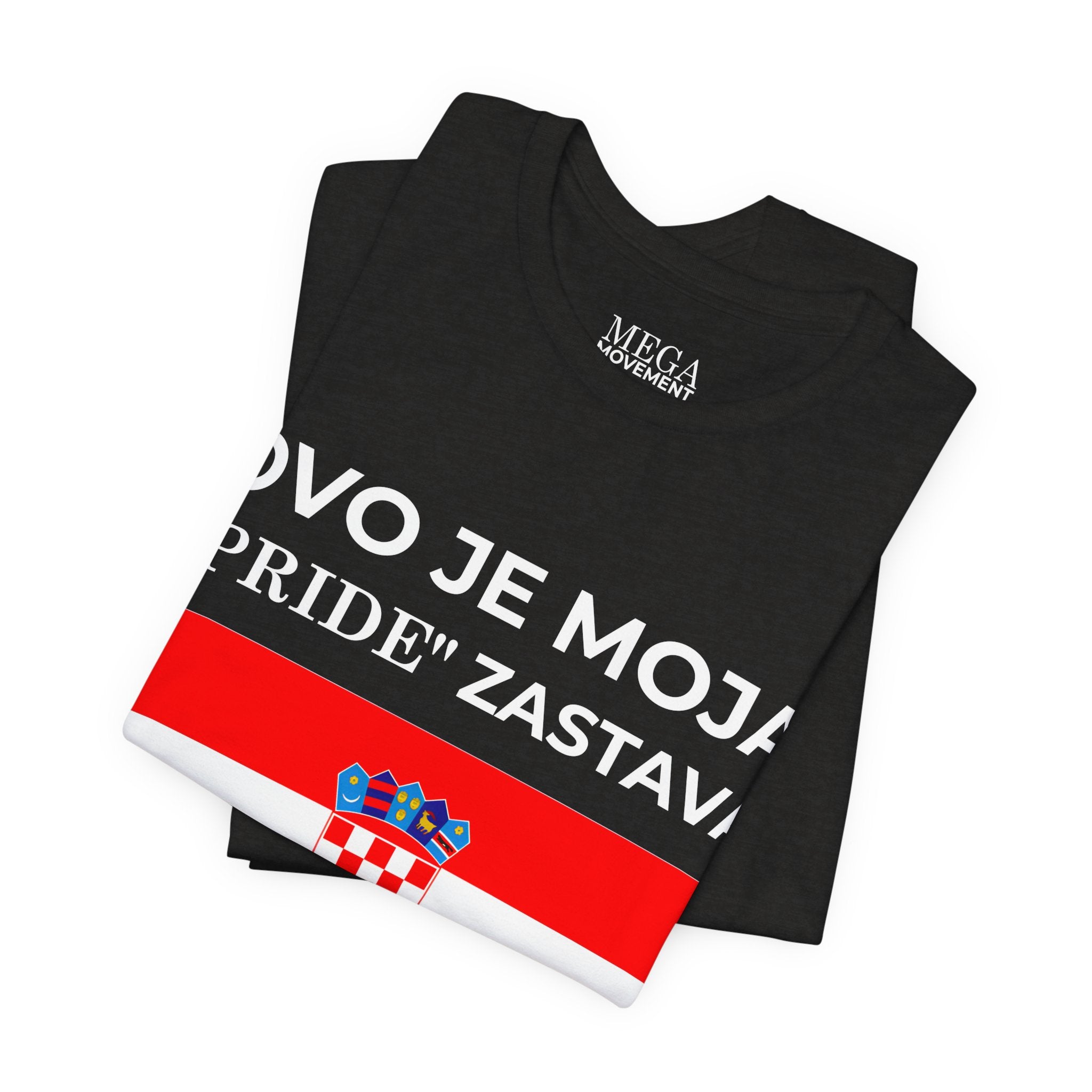 Croatia Pride Tee, Unisex Short Sleeve Shirt, Summer Festival Top, Gifts for Patriots - Mega Movement