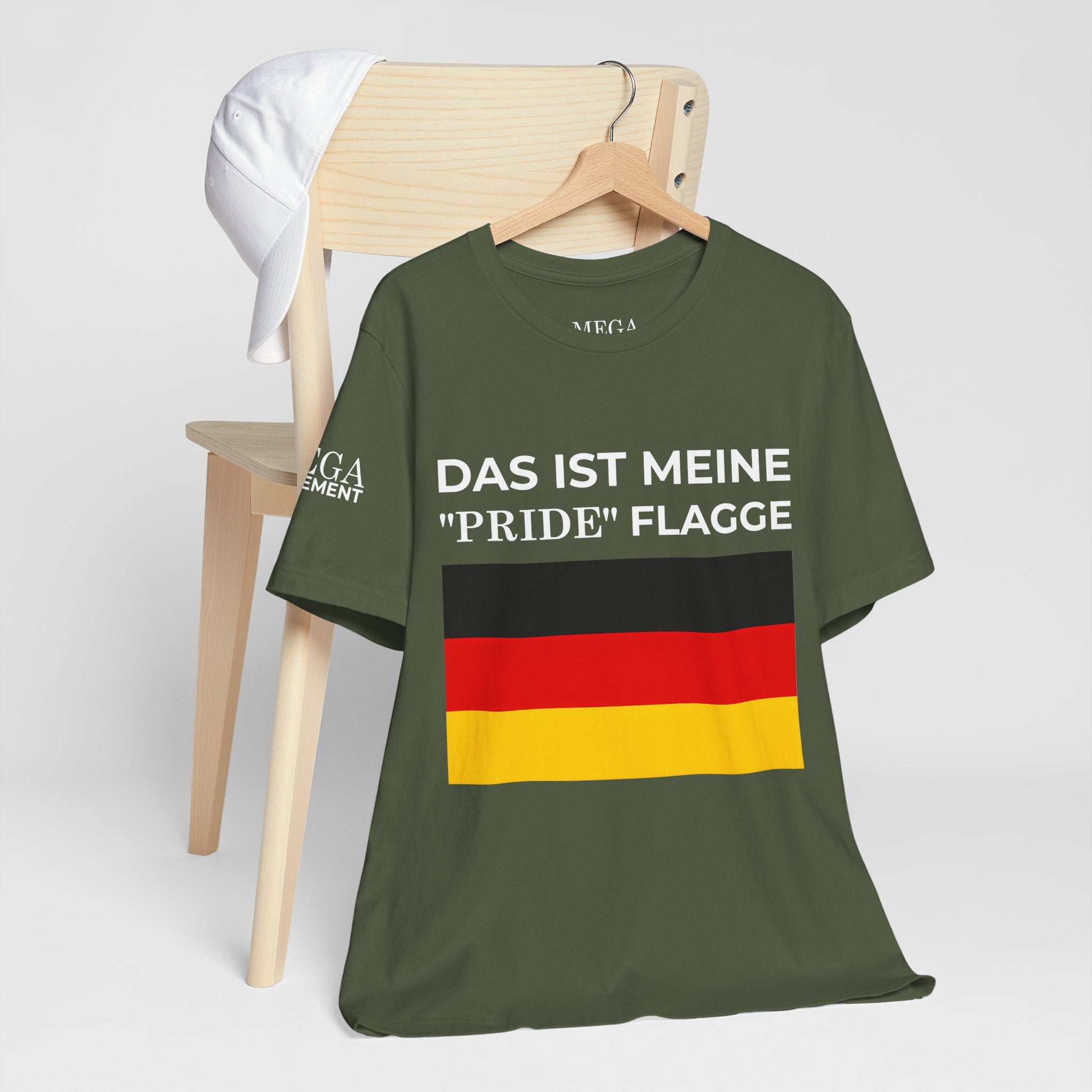 Germany  Pride Flag Unisex Jersey Tee | Casual Wear, Gift for Travelers, Team Spirit, Vacation Apparel, Summer Style - Mega Movement