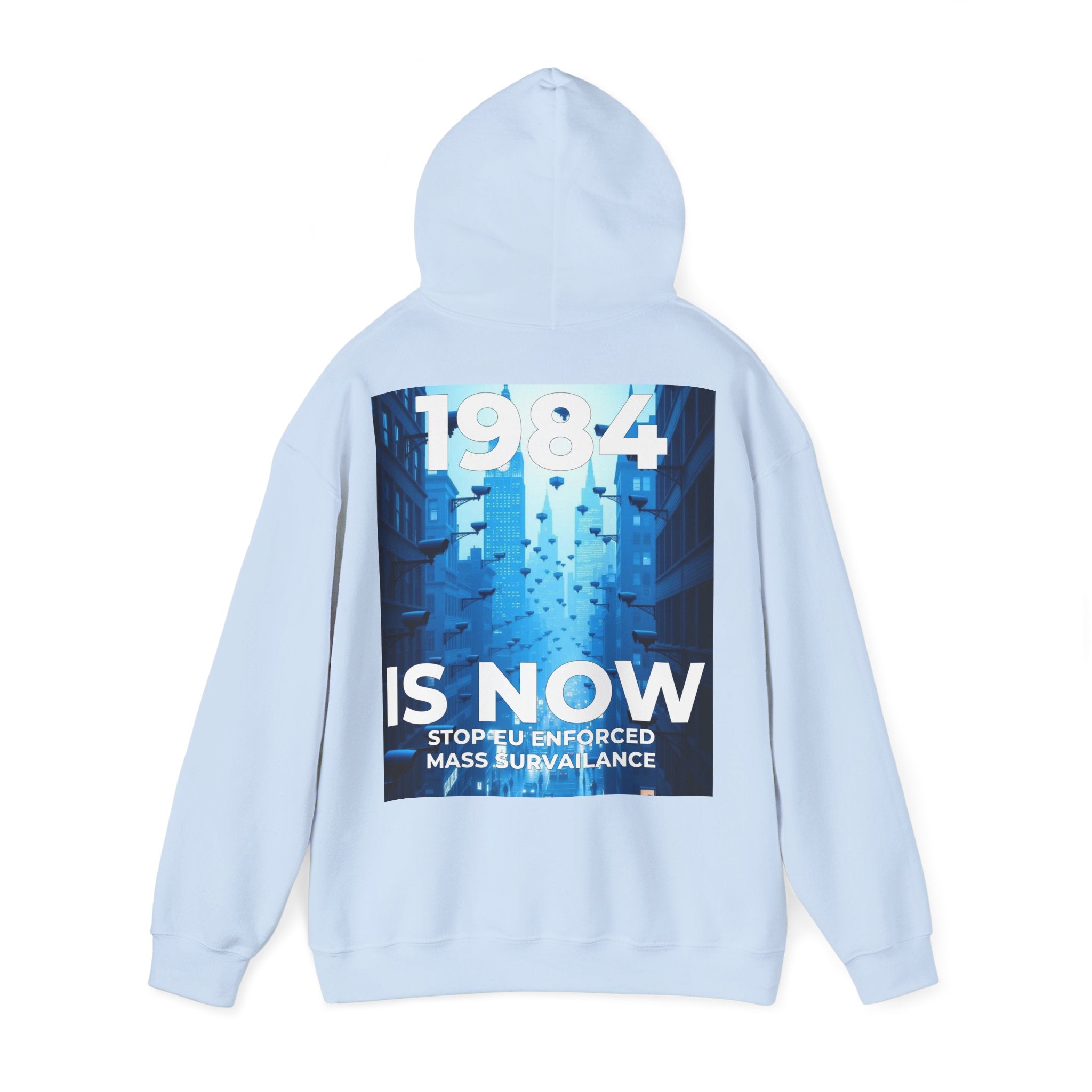 1984 IS NOW Unisex Heavy Blend™ Hooded Sweatshirt - Mega Movement