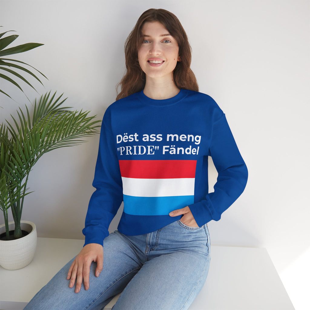 Luxembourg Pride Graphic Sweatshirt, Cozy Apparel, Unisex Pride Crewneck, Fashion, Gift for Allies - Mega Movement