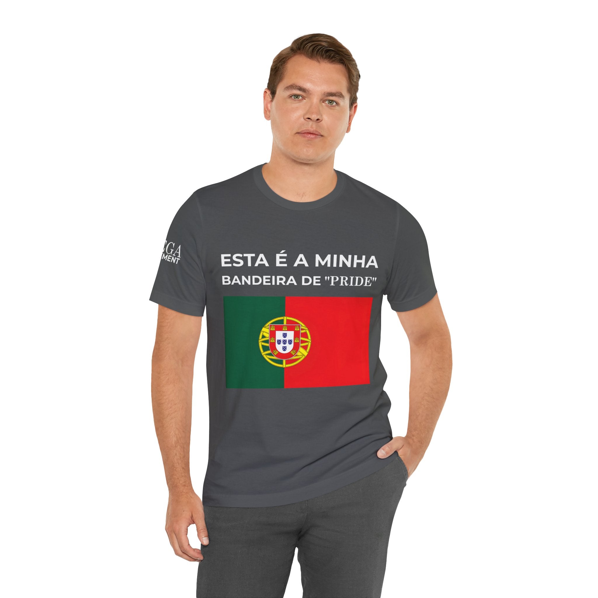 Portugal Pride Flag Tee, Portugal Pride Graphic Shirt, Comfortable Statement Apparel - Mega Movement