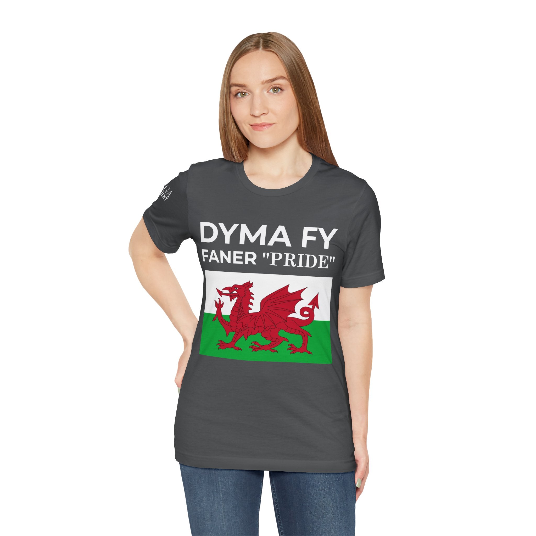 Welsh Pride Unisex Tee, Comfortable Graphic T-shirt, Casual Wear, Gift for Dragon Lovers, Birthday Present, St. David's Day Top - Mega Movement