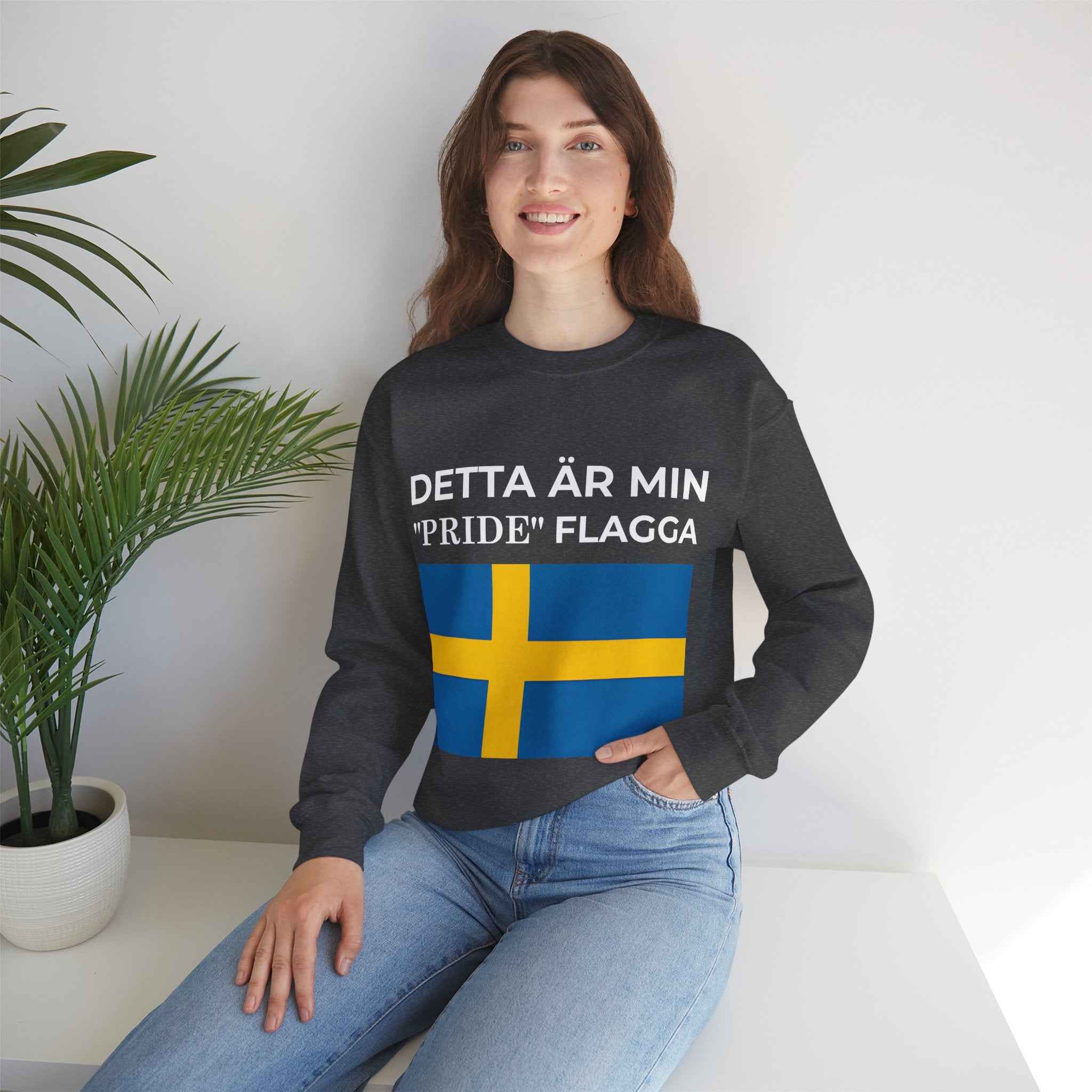 Sweden Pride Sweatshirt, Unisex Crewneck, Celebration of Heritage, Comfortable Everyday Wear