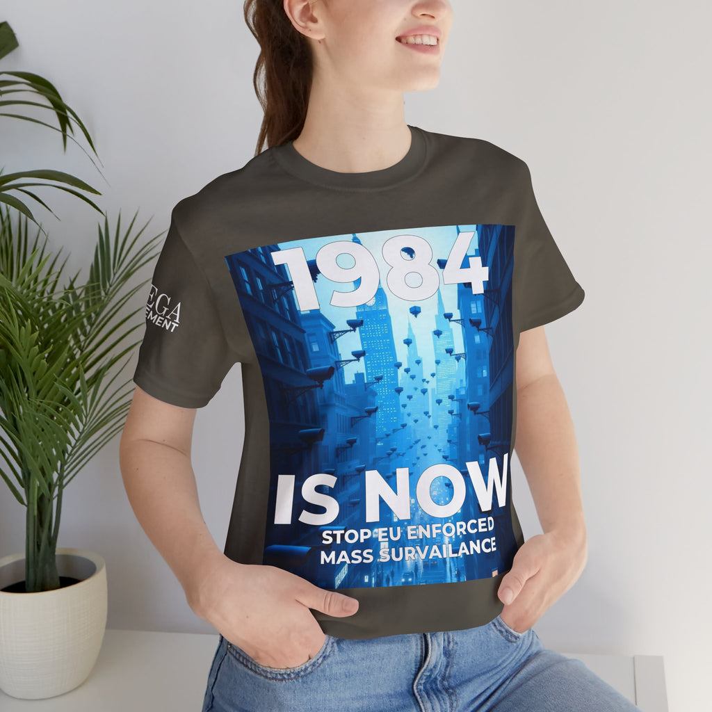 Dystopian Theme Shirt, Statement Tee, Gift for Activists, Casual Everyday Wear - Mega Movement