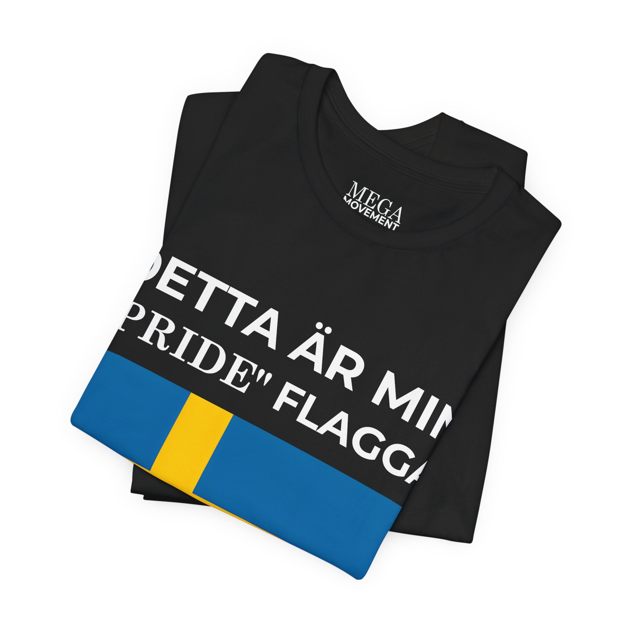 Swedish Flag Unisex Jersey Tee, Casual T-Shirt, Gifts for Sweden Lovers, Summer Style, Travel Apparel, National Day Wear - Mega Movement