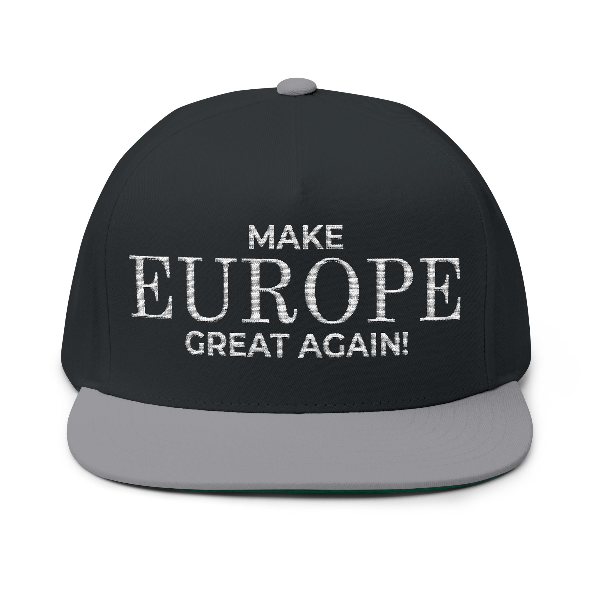 Make Europe Great Again Stylish Flat Bill Cap | Europe Pride Cap | Snapback Hat | - Mega Movement
