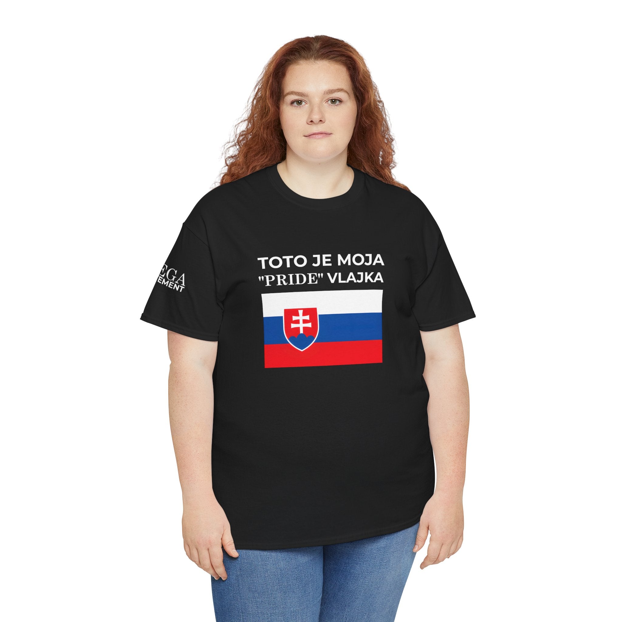 Slovak Flag Tee ( Small Print ) — "Toto je moja 'Pride' vlajka"