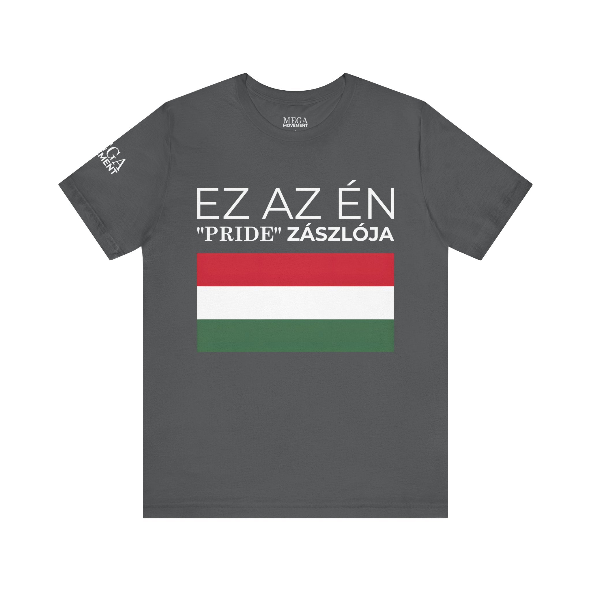 Hungary Pride Flag Tee | Unisex Jersey Short Sleeve Tee, Patriot Apparel, Festival Outfit, Statement Shirt, Hungary Pride Clothing, Gift for Activists - Mega Movement