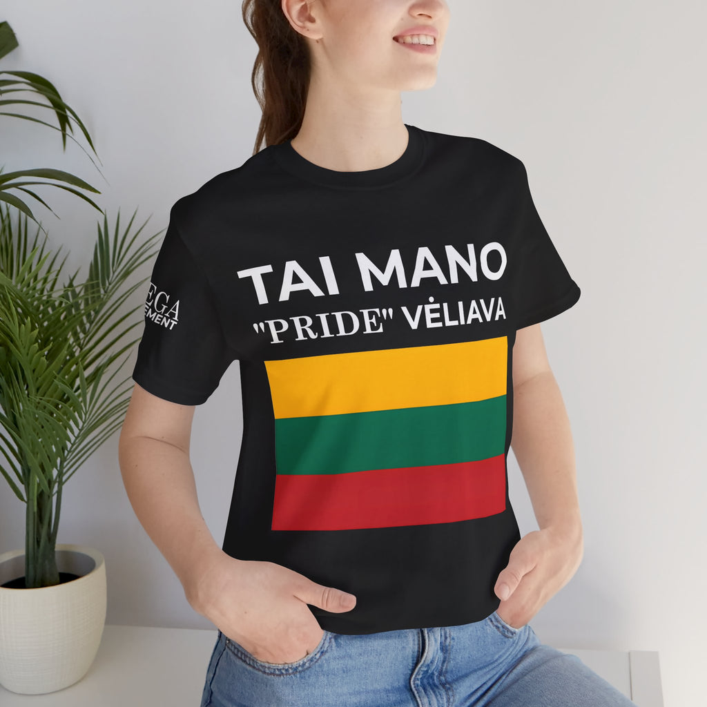 Lithuanian Pride Graphic Tee, Unisex Jersey Shirt, Patriot Apparel - Mega Movement