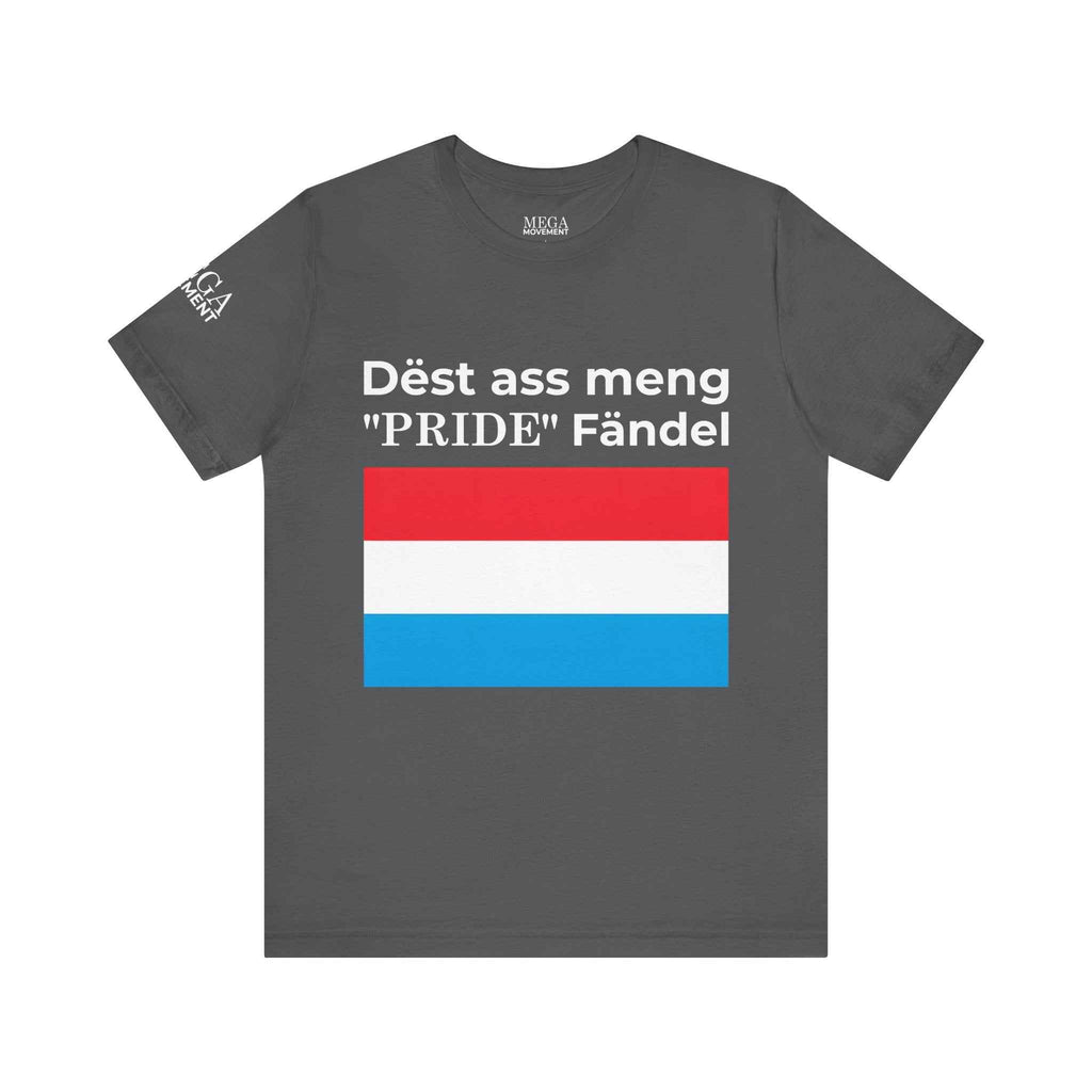 Luxembourg Pride Flag Unisex Tee, Patriotic Pride, Casual Wear, Unisex Shirt - Mega Movement