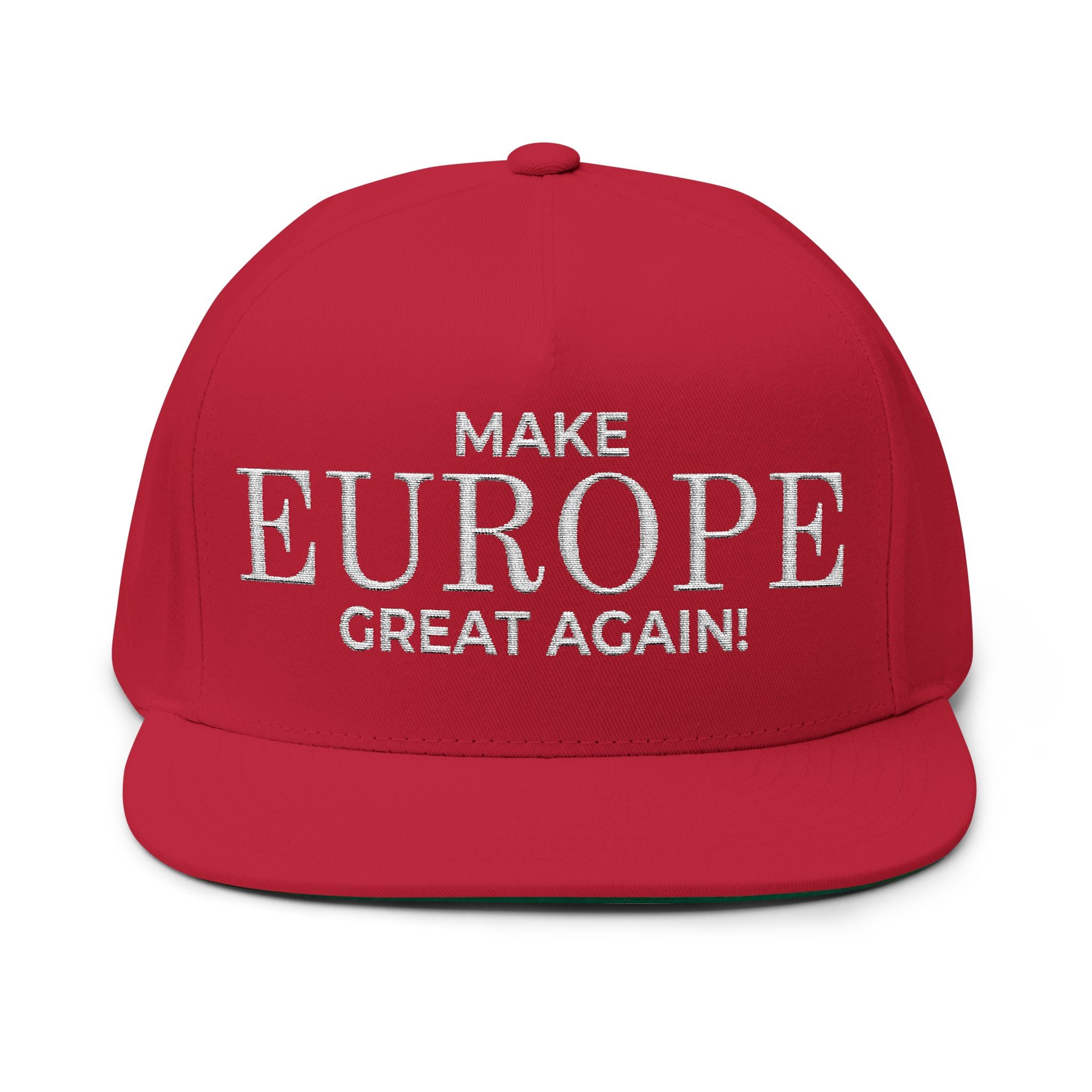Make Europe Great Again Stylish Flat Bill Cap | Europe Pride Cap | Snapback Hat | - Mega Movement