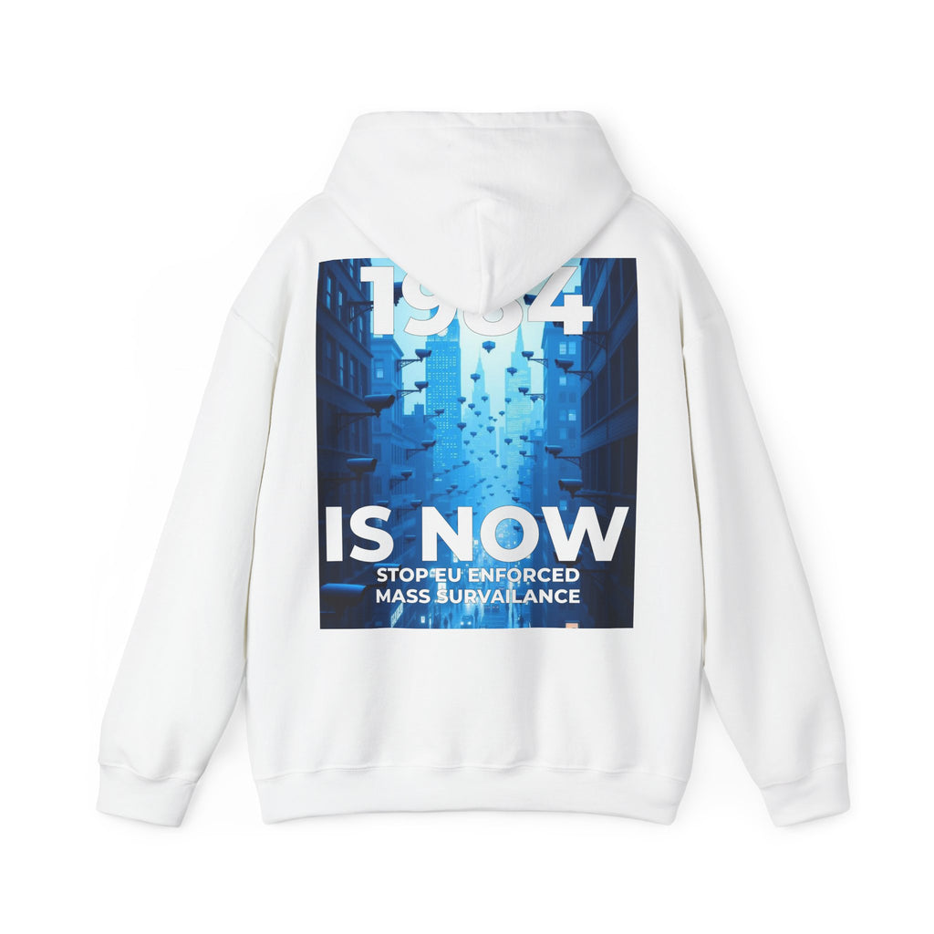 1984 IS NOW Unisex Heavy Blend™ Hooded Sweatshirt - Mega Movement