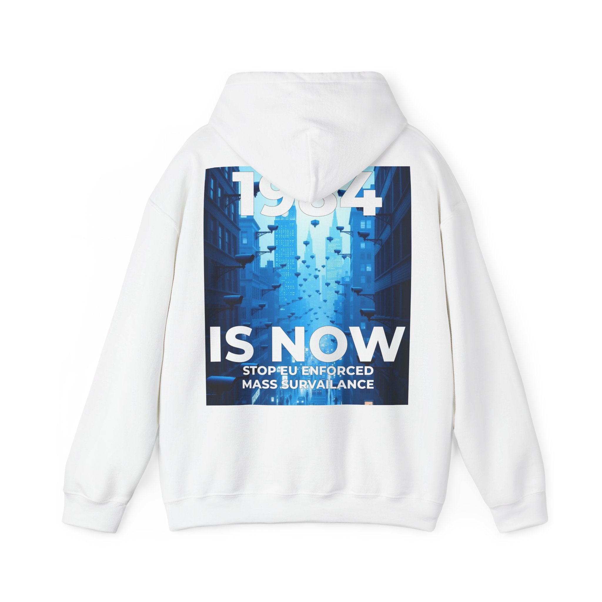 1984 IS NOW Unisex Heavy Blend™ Hooded Sweatshirt - Mega Movement