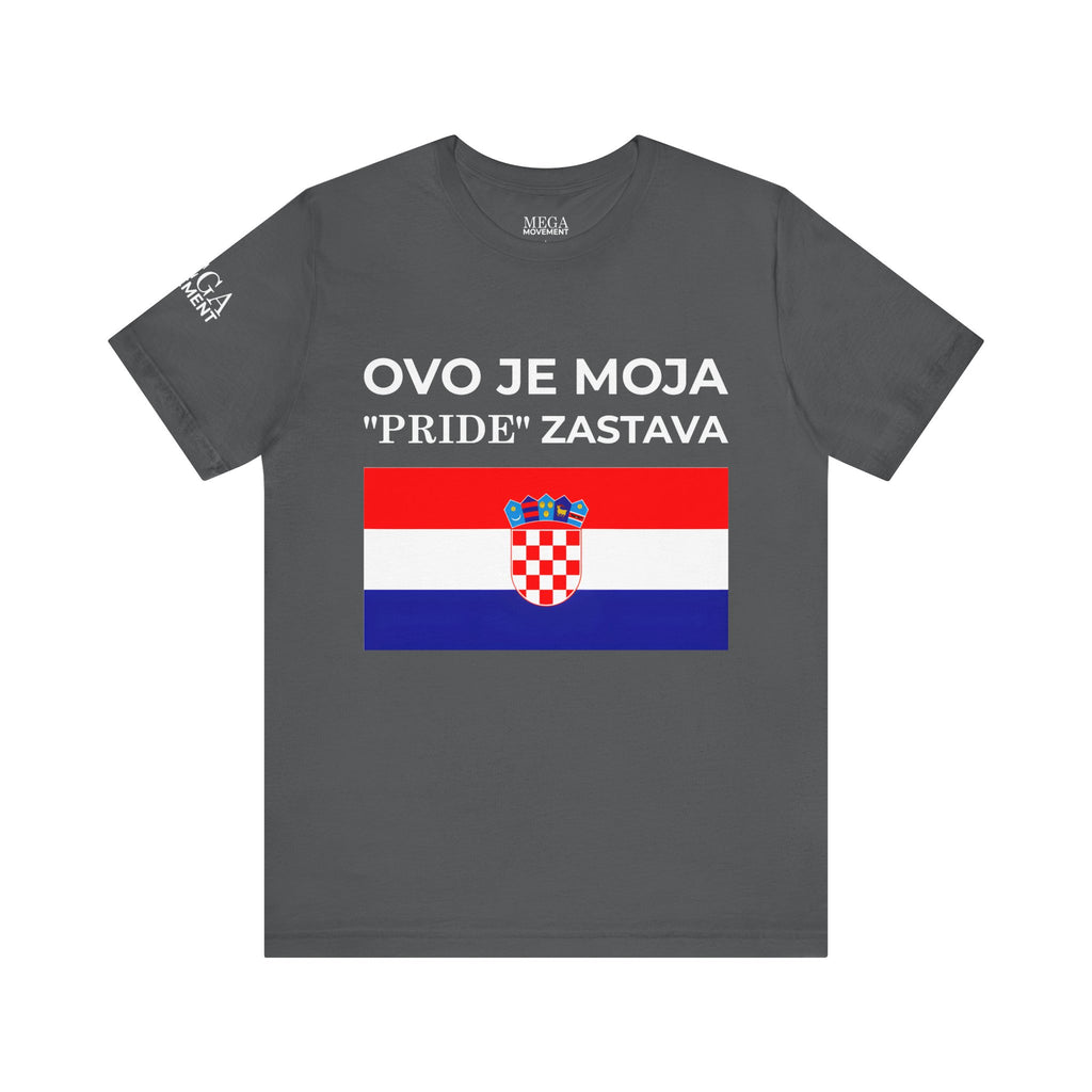 Croatia Pride Tee, Unisex Short Sleeve Shirt, Summer Festival Top, Gifts for Patriots - Mega Movement
