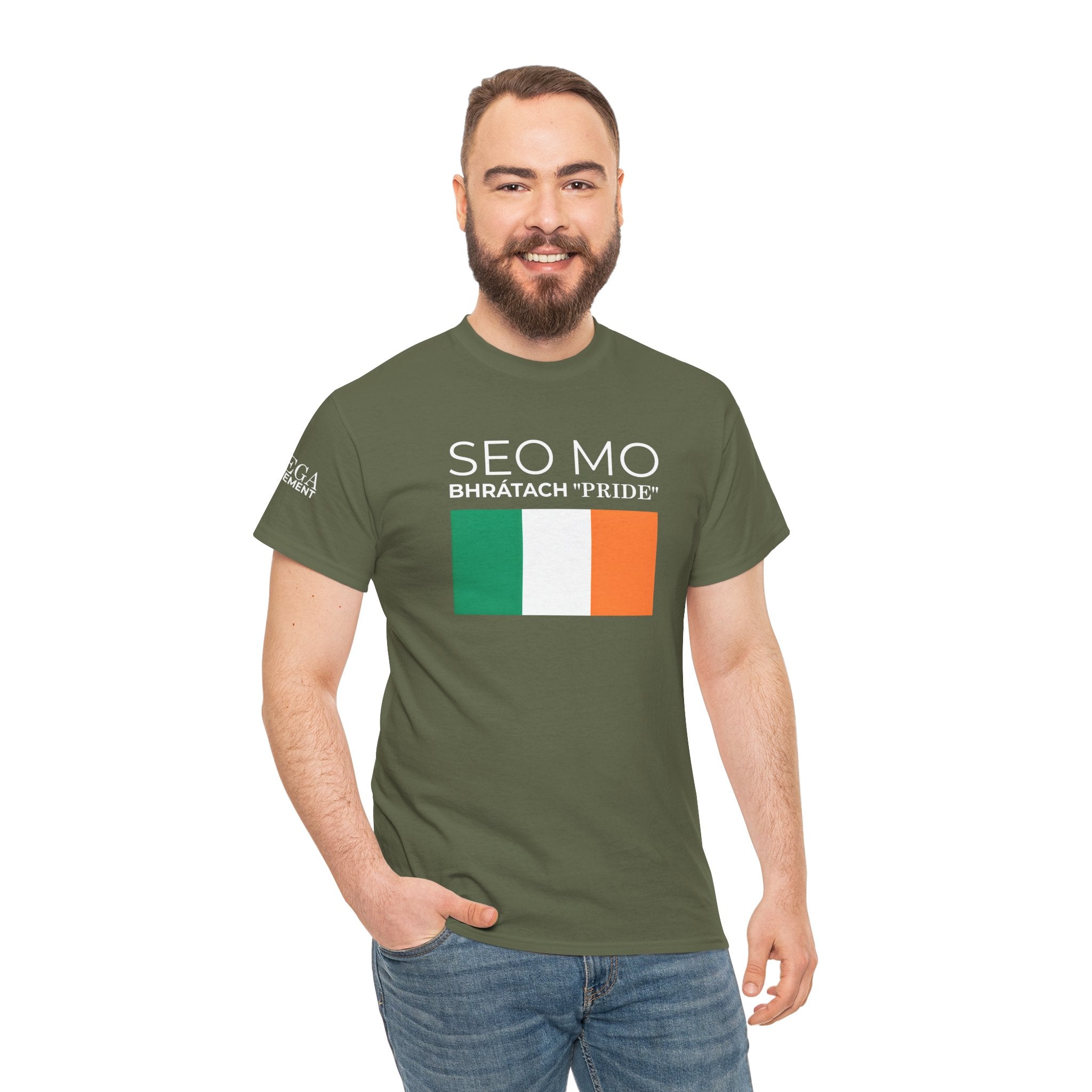 Seo Mo Bhratach Pride Irish Flag T-Shirt ( Small Print )
