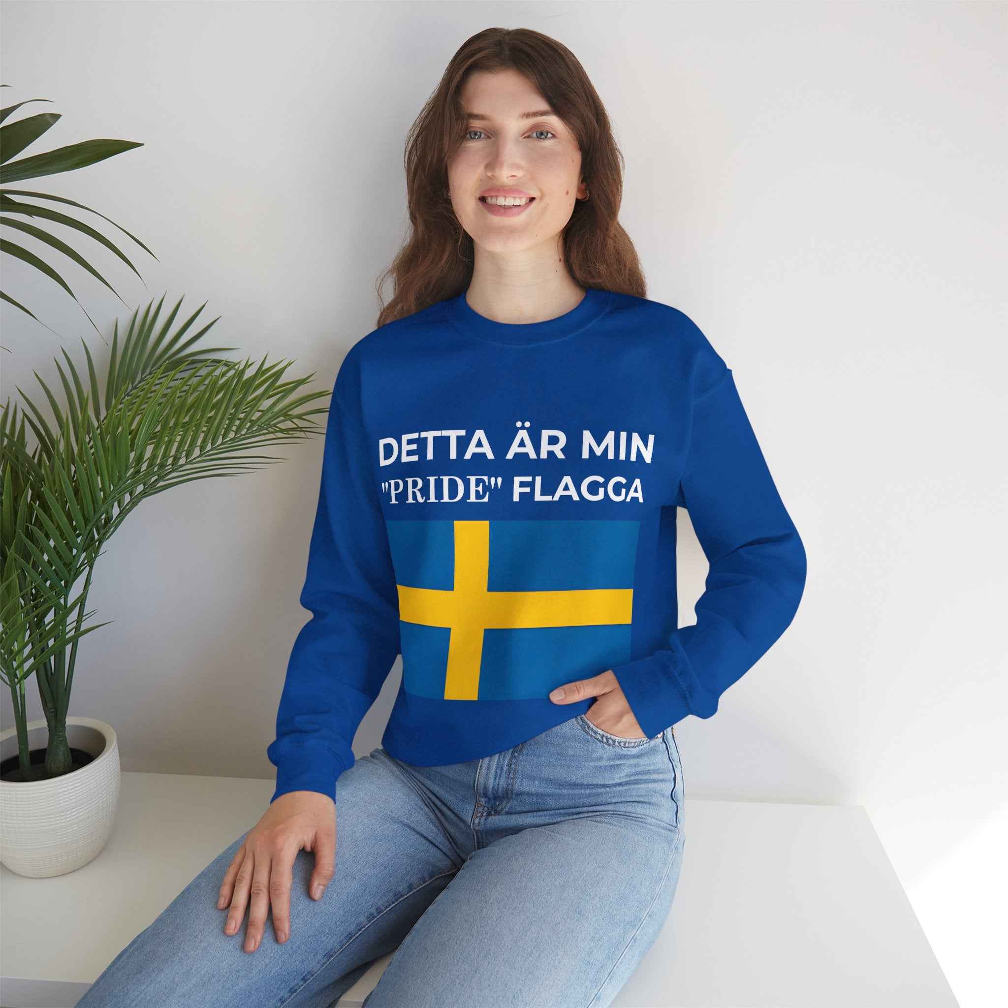 Sweden Pride Sweatshirt, Unisex Crewneck, Celebration of Heritage, Comfortable Everyday Wear