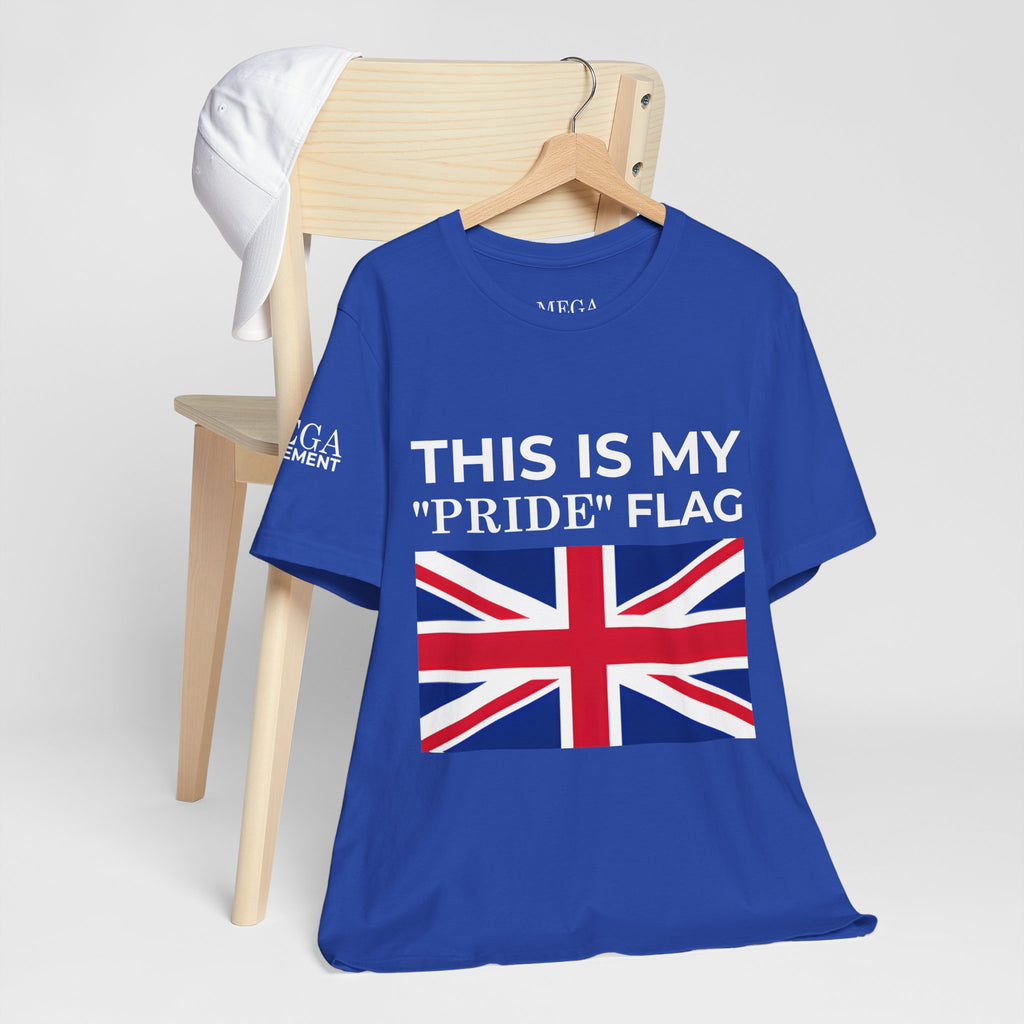 British Pride Flag Unisex Tee, Casual Wear, Daily Style - Mega Movement