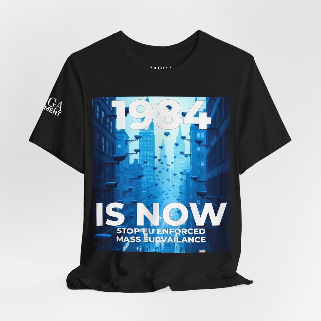Dystopian Theme Shirt, Statement Tee, Gift for Activists, Casual Everyday Wear - Mega Movement