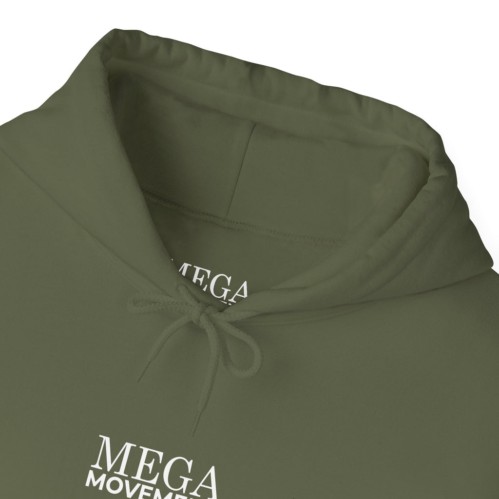 Mega Movement 1984 IS Now Unisex Heavy Blend Hoodie | Cozy Streetwear for Activists, Ideal for Gifts, Protest Wear, Casual Style, Comfy Fashion - Mega Movement