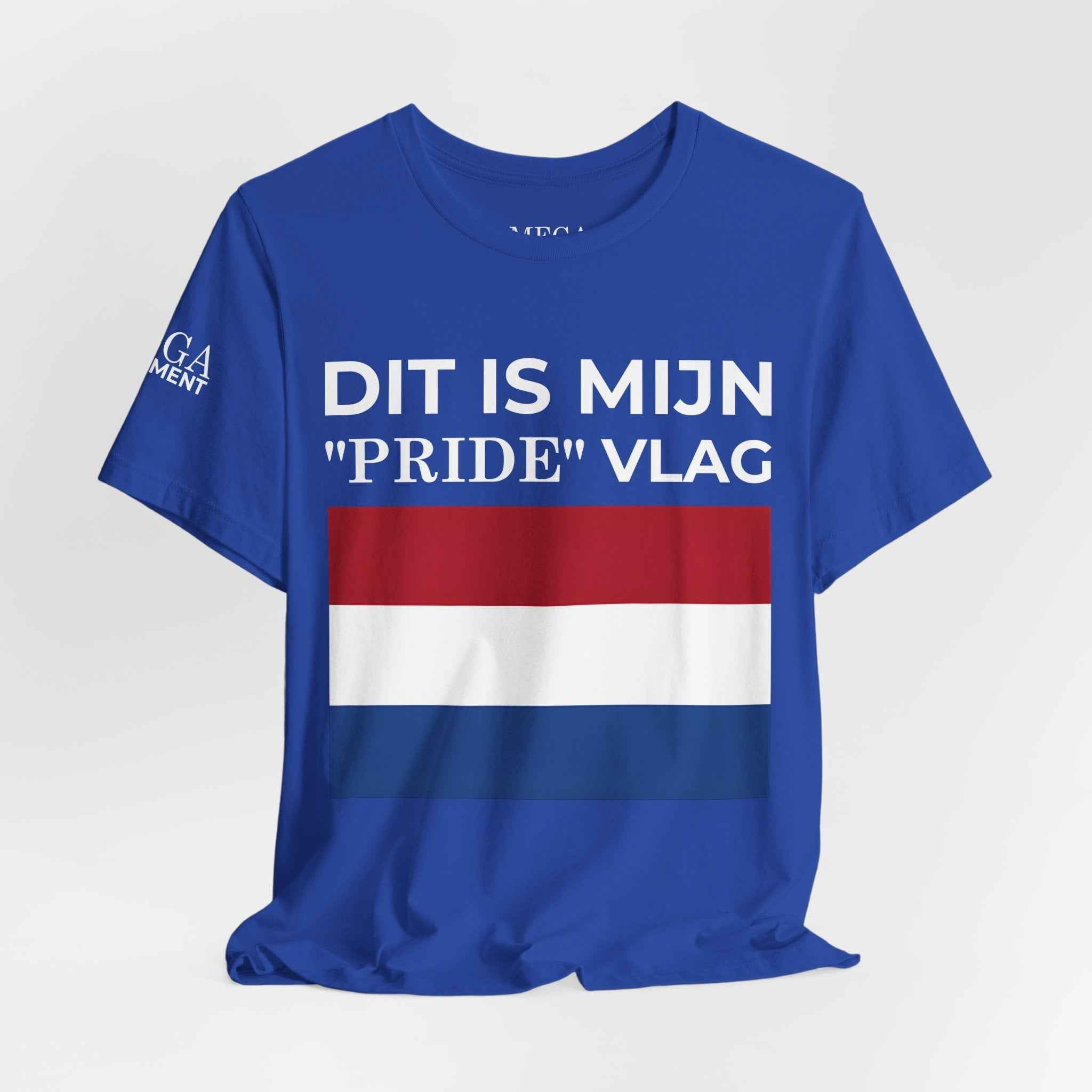 Netherlands Pride Flag Unisex Tee, Patriotic Apparel, Short Sleeve T-Shirt - Mega Movement