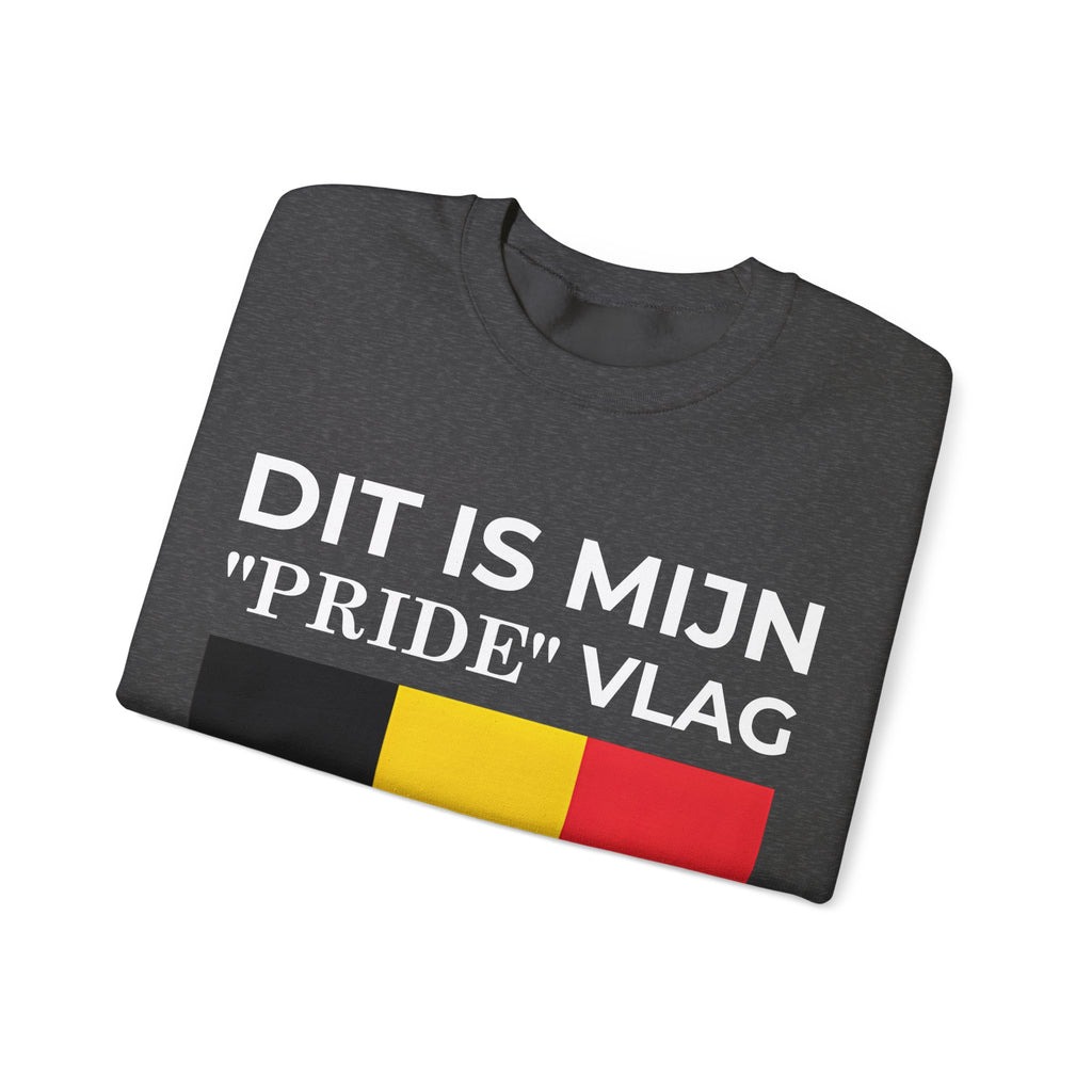 Belgian Pride Flag Sweatshirt – Unisex Heavy Blend Crew Neck for Celebrations, Casual Wear, Gifts - Mega Movement
