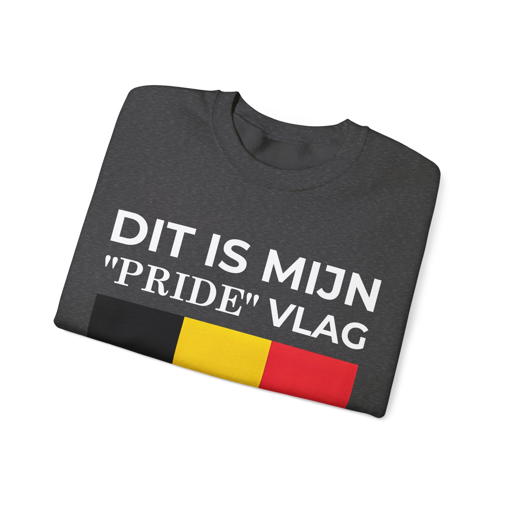 Belgian Pride Flag Sweatshirt – Unisex Heavy Blend Crew Neck for Celebrations, Casual Wear, Gifts - Mega Movement