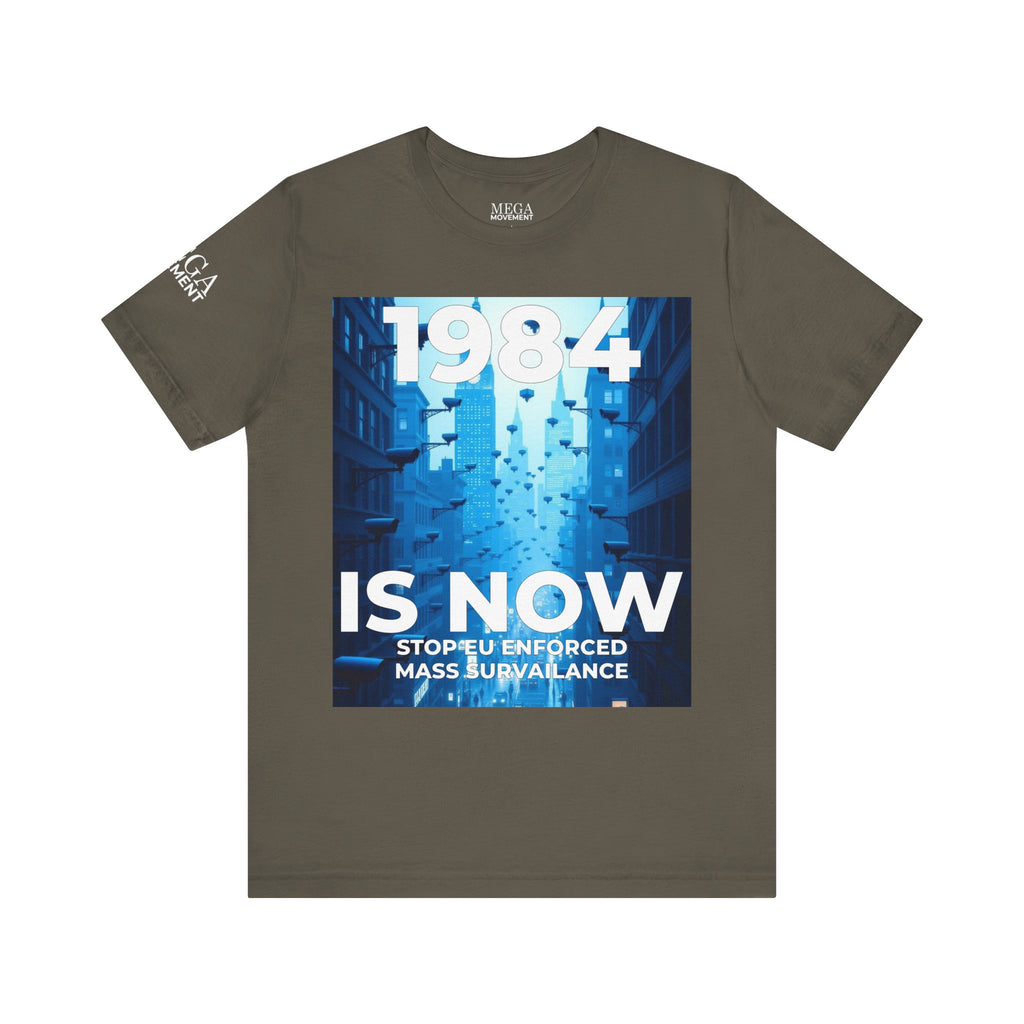Dystopian Theme Shirt, Statement Tee, Gift for Activists, Casual Everyday Wear - Mega Movement