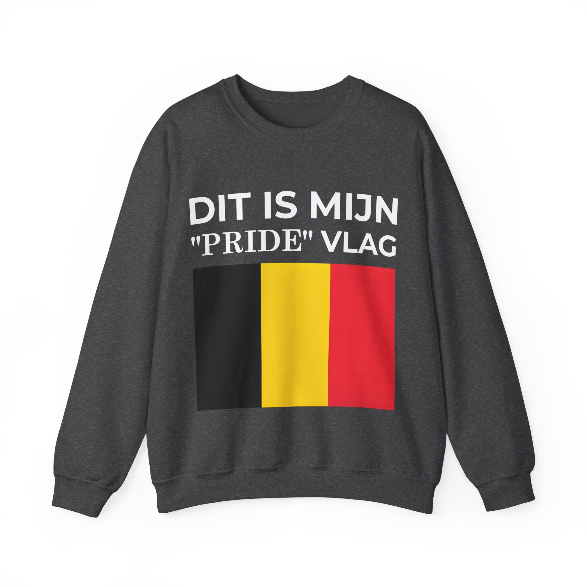 Belgian Pride Flag Sweatshirt – Unisex Heavy Blend Crew Neck for Celebrations, Casual Wear, Gifts - Mega Movement