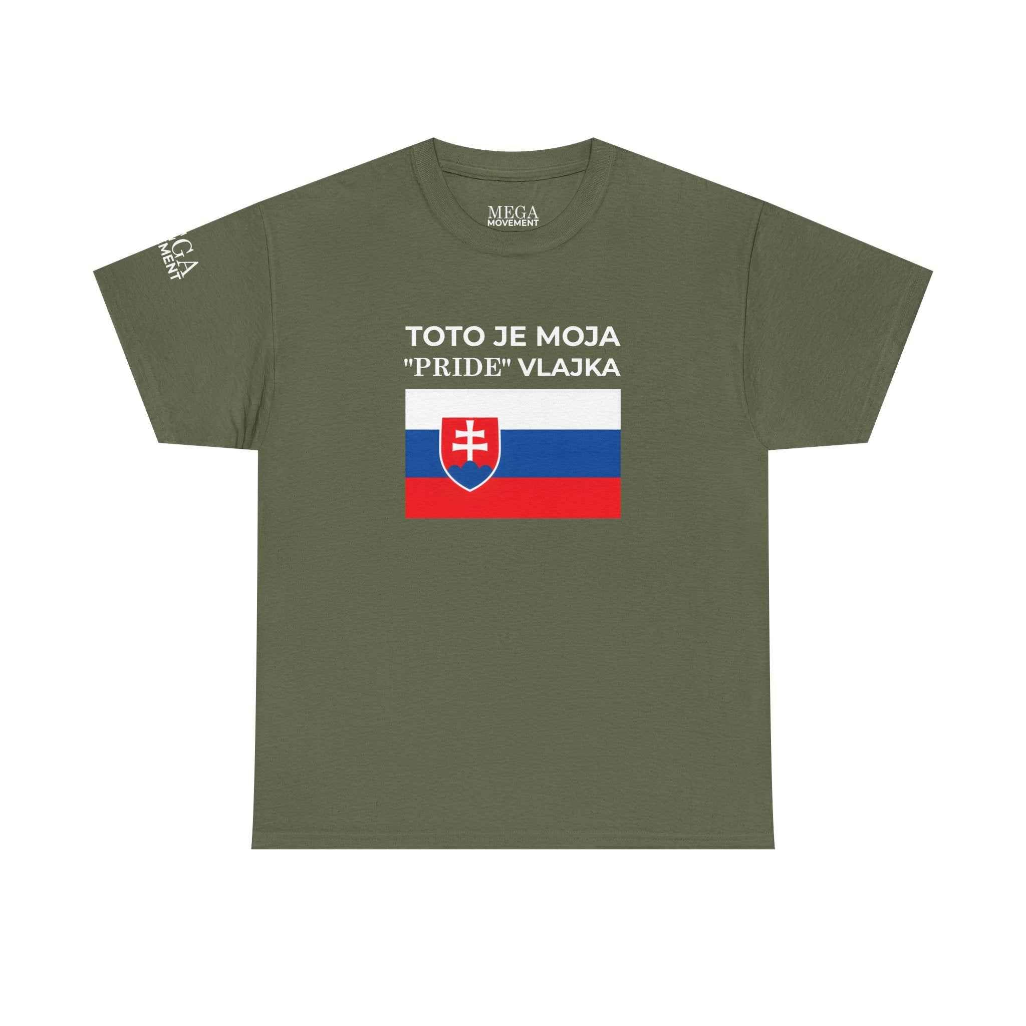 Slovak Flag Tee ( Small Print ) — "Toto je moja 'Pride' vlajka"