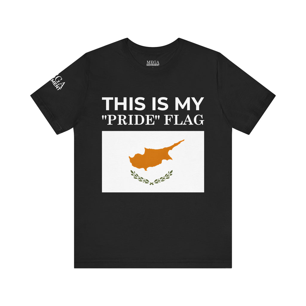 Cyprus Pride Flag Tee, Unisex Pride T-Shirt, Patriotic Shirt, Cyprus Flag Apparel, Festival Wear, Gift for Allies, Summer Fashion - Mega Movement