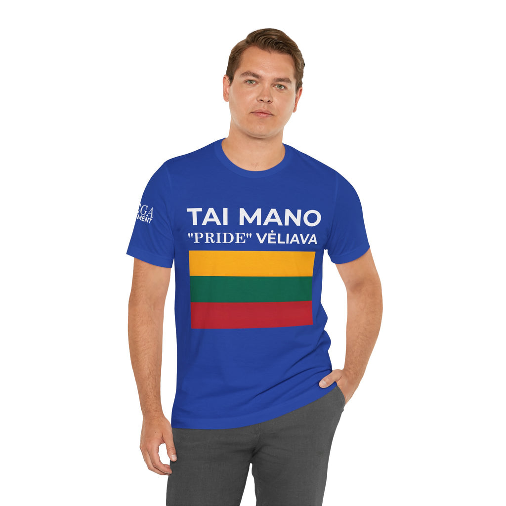 Lithuanian Pride Graphic Tee, Unisex Jersey Shirt, Patriot Apparel - Mega Movement