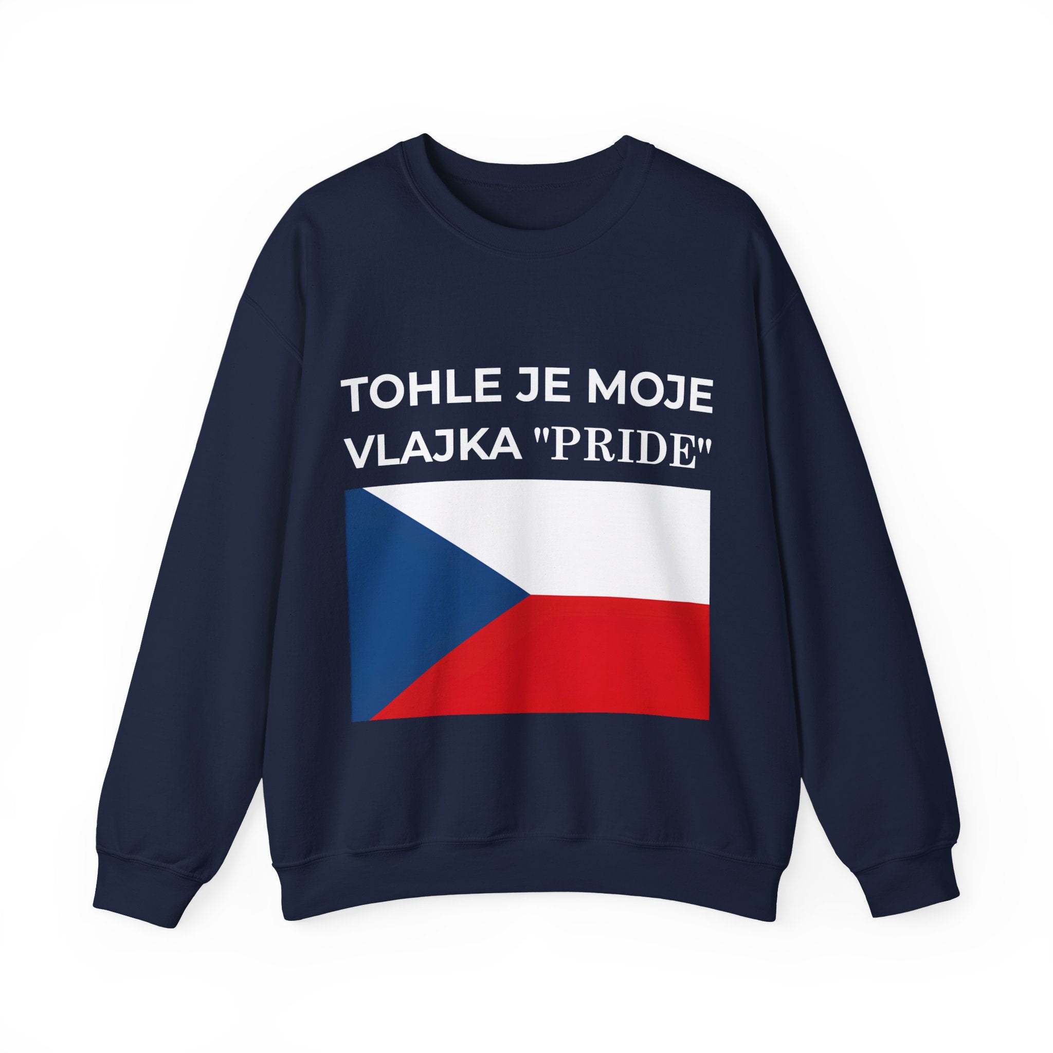 Czech Pride Crewneck Sweatshirt, Unisex Sweatshirt, Comfortable Casual Wear - Mega Movement