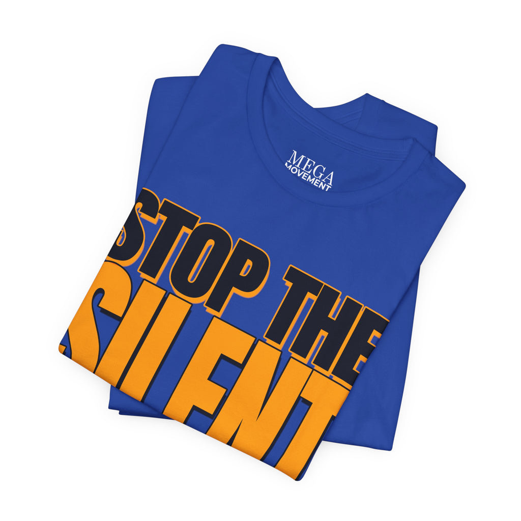 Stop the Silent Invasion Unisex Tee, Awareness Tee, Casual Wear, Protest Shirt, Gift for Activists, Modern Graphic Tee - Mega Movement